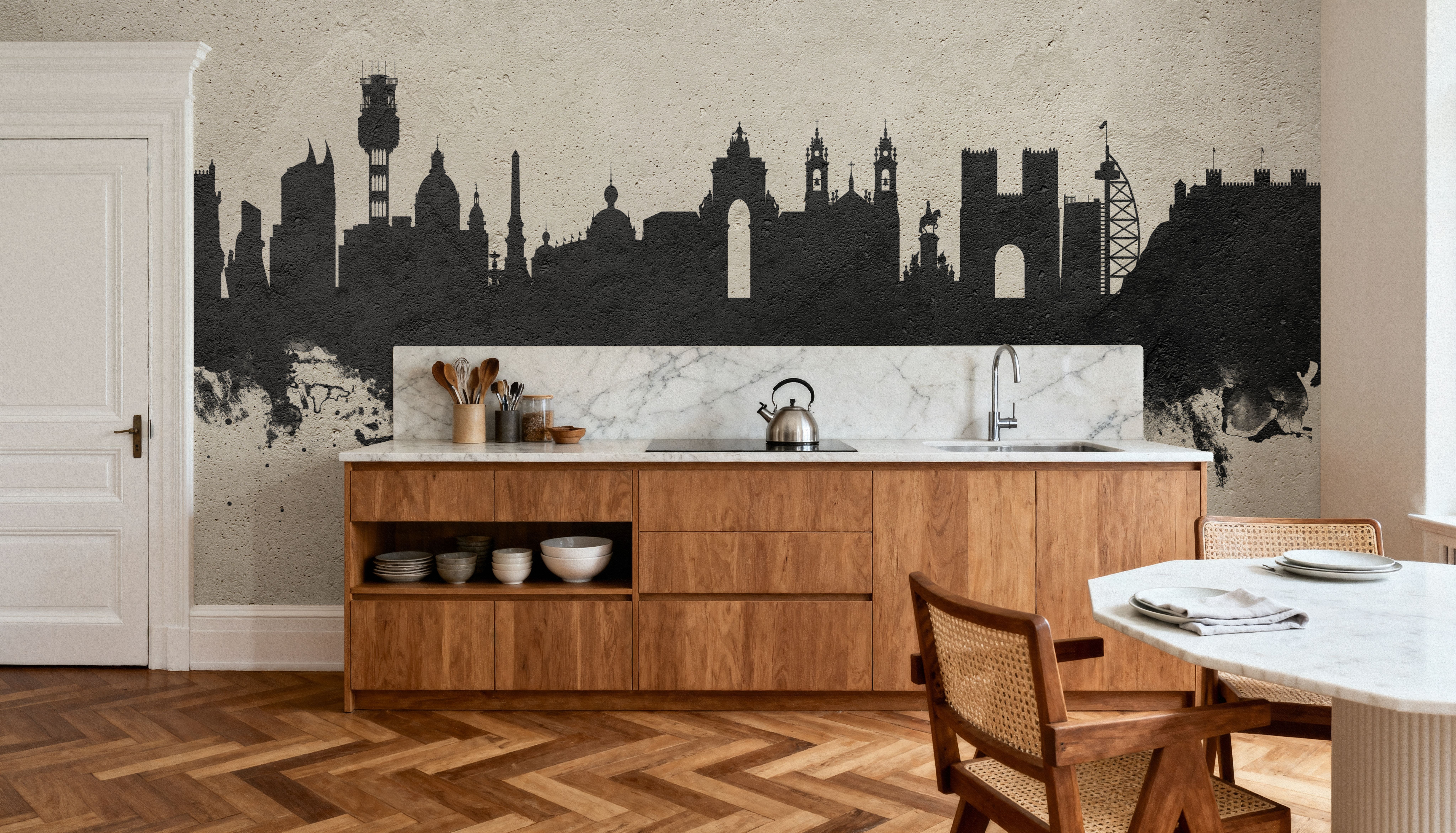 Lisbon Portugal Skyline Concrete