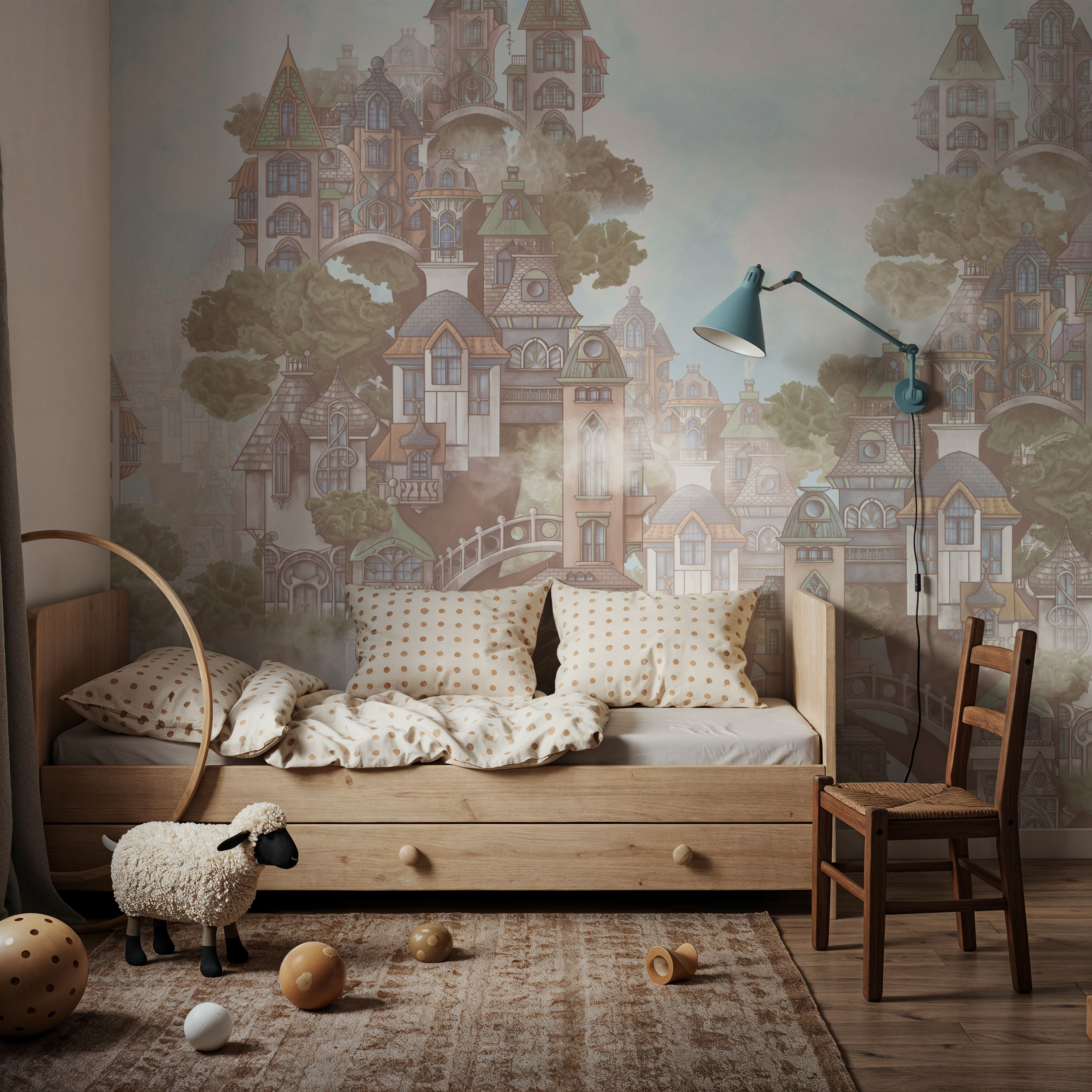 Treehouse Neighborhood Warm Pastel