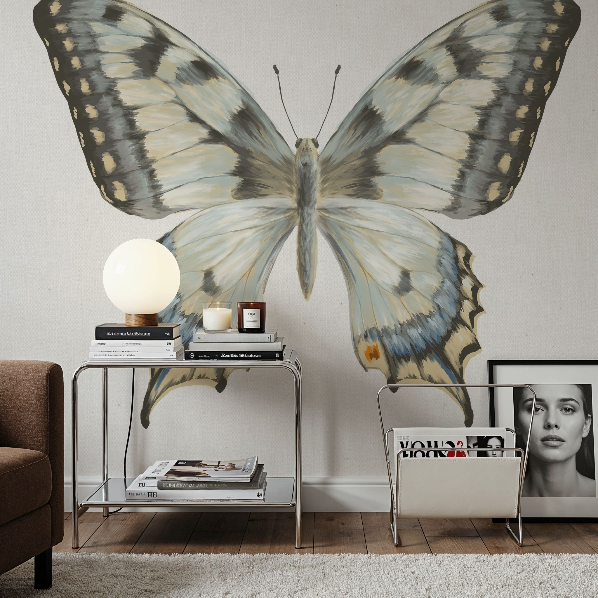 Beetles and Butterflies I Neutral