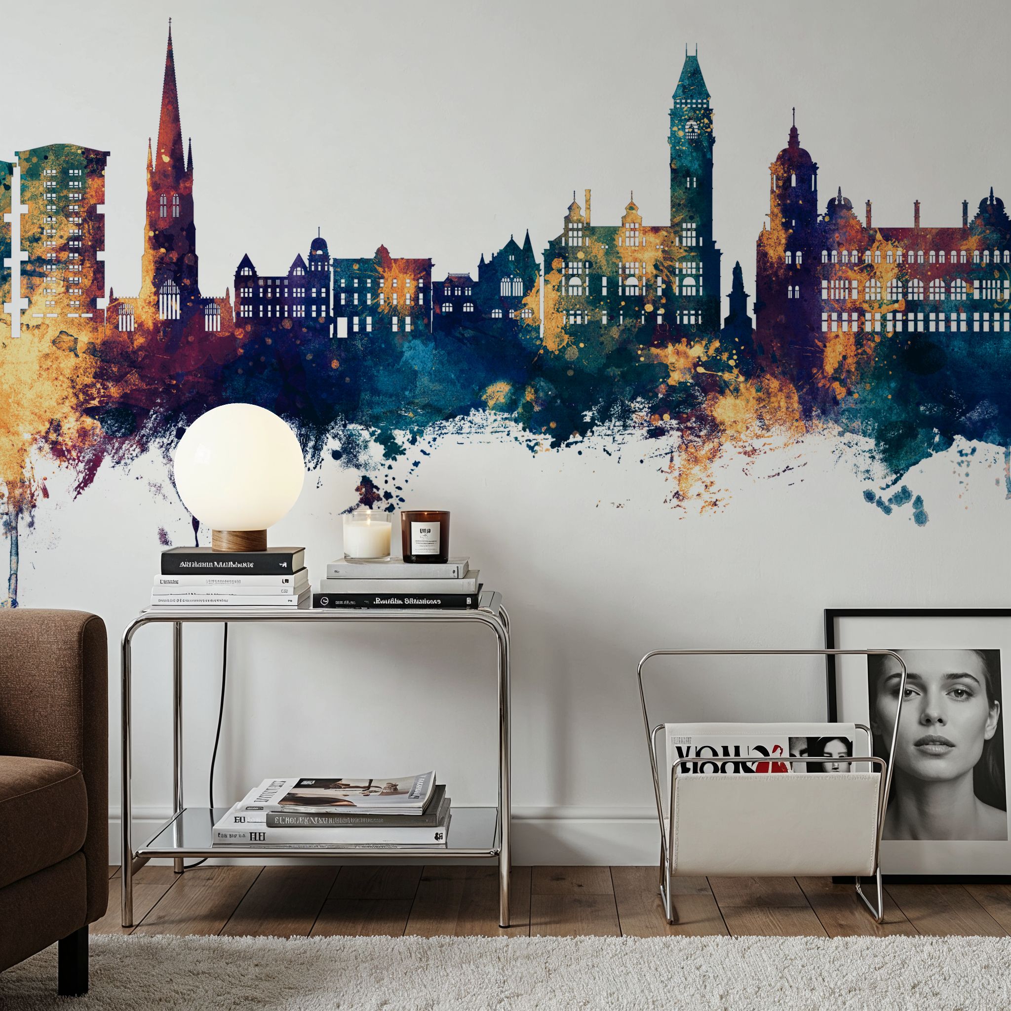 Wakefield England Skyline Blue & Bronze