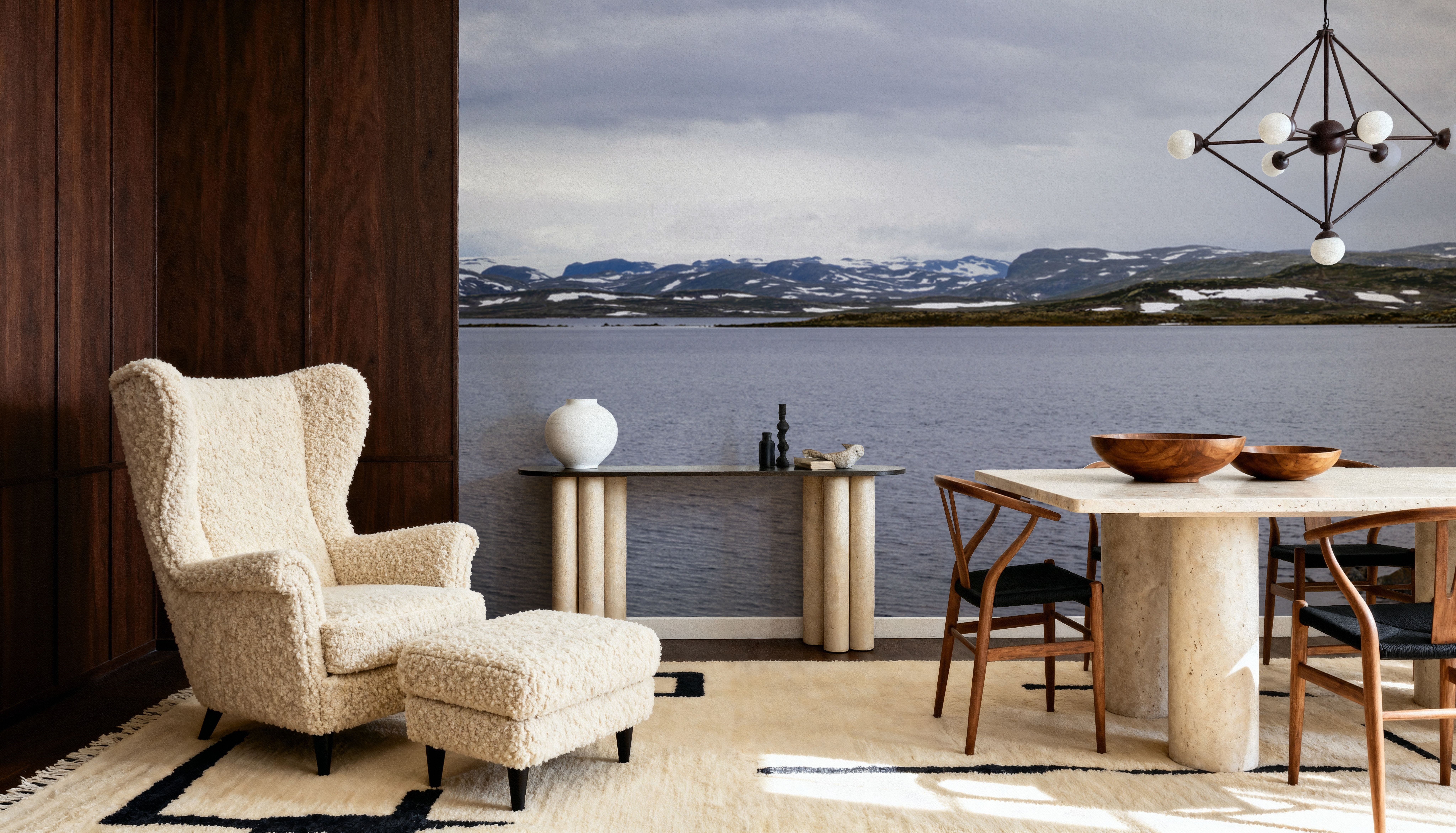 Alpine Tranquility, Wallpaper