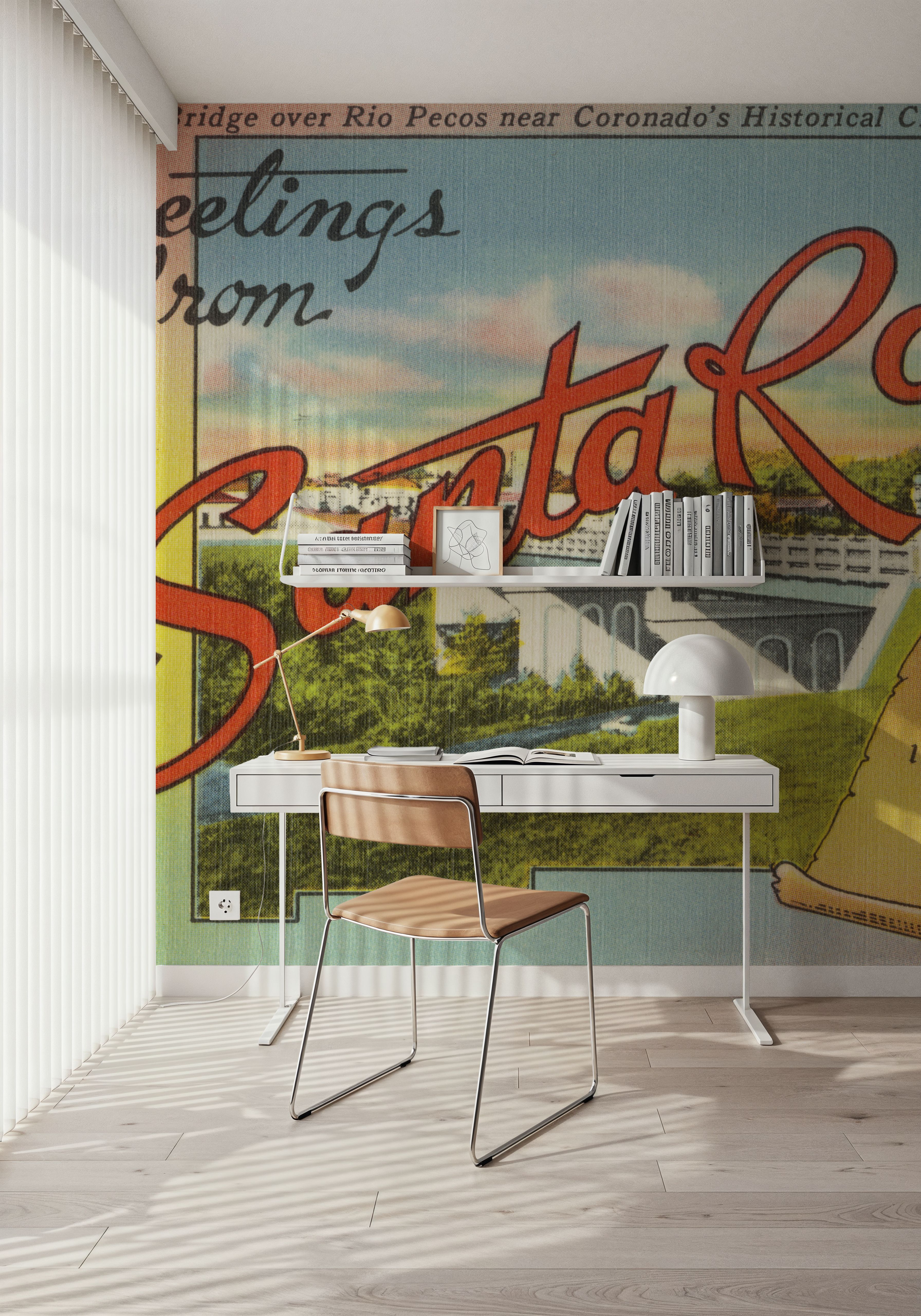 Greetings from Santa Rosa - Screenprint Postcard
