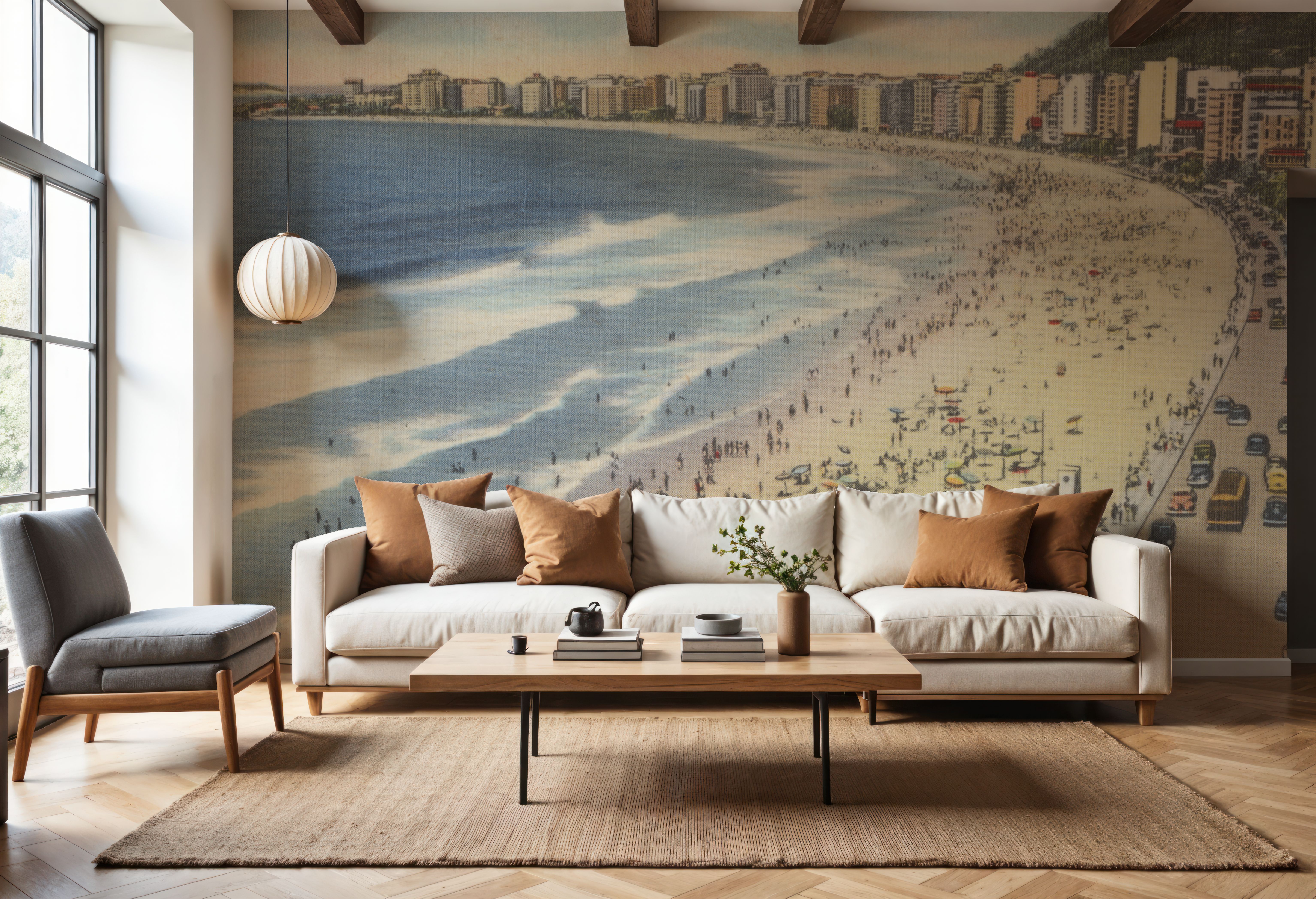 Greetings from Copacabana - Screenprint Postcard