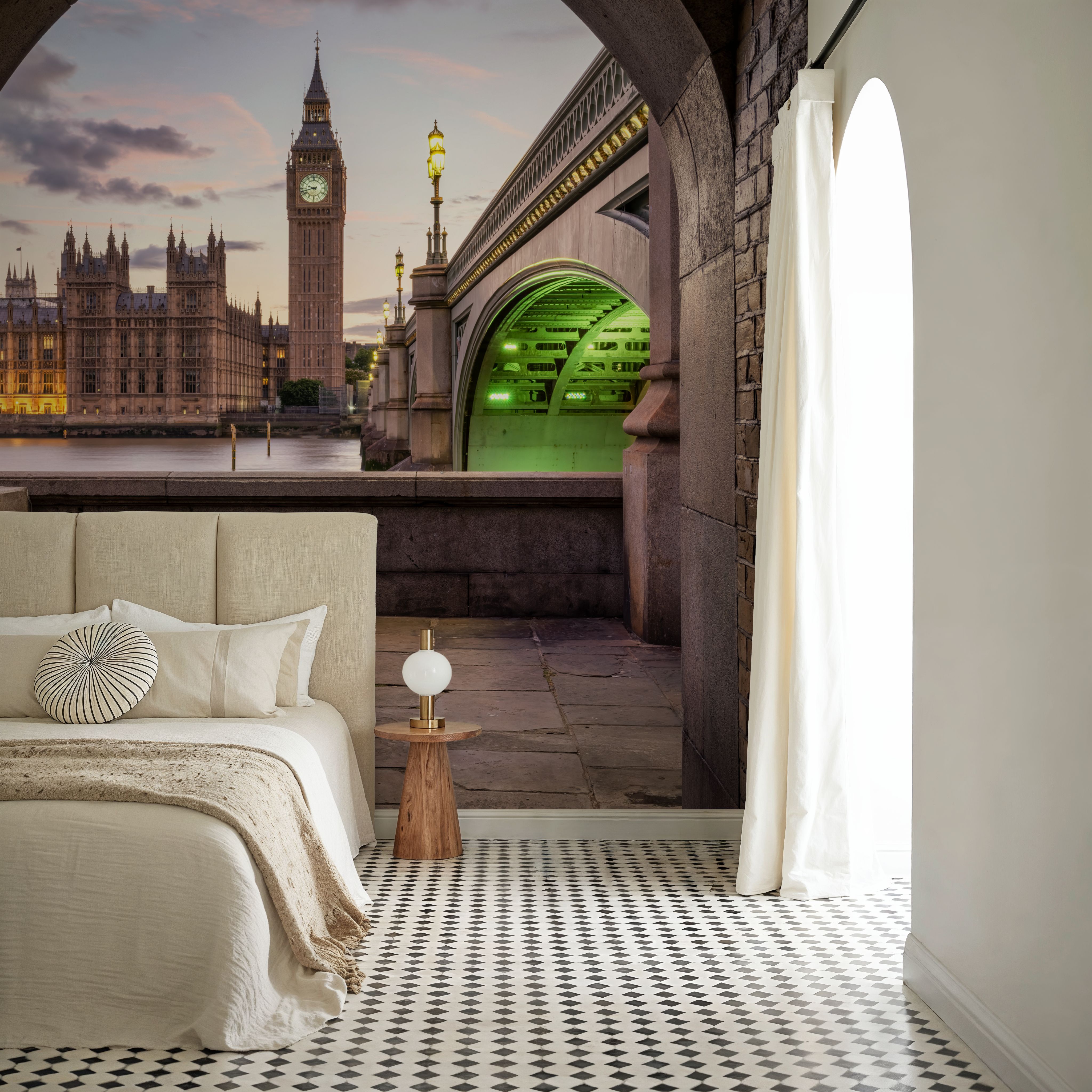 Big Ben and Westminster Bridge Framed