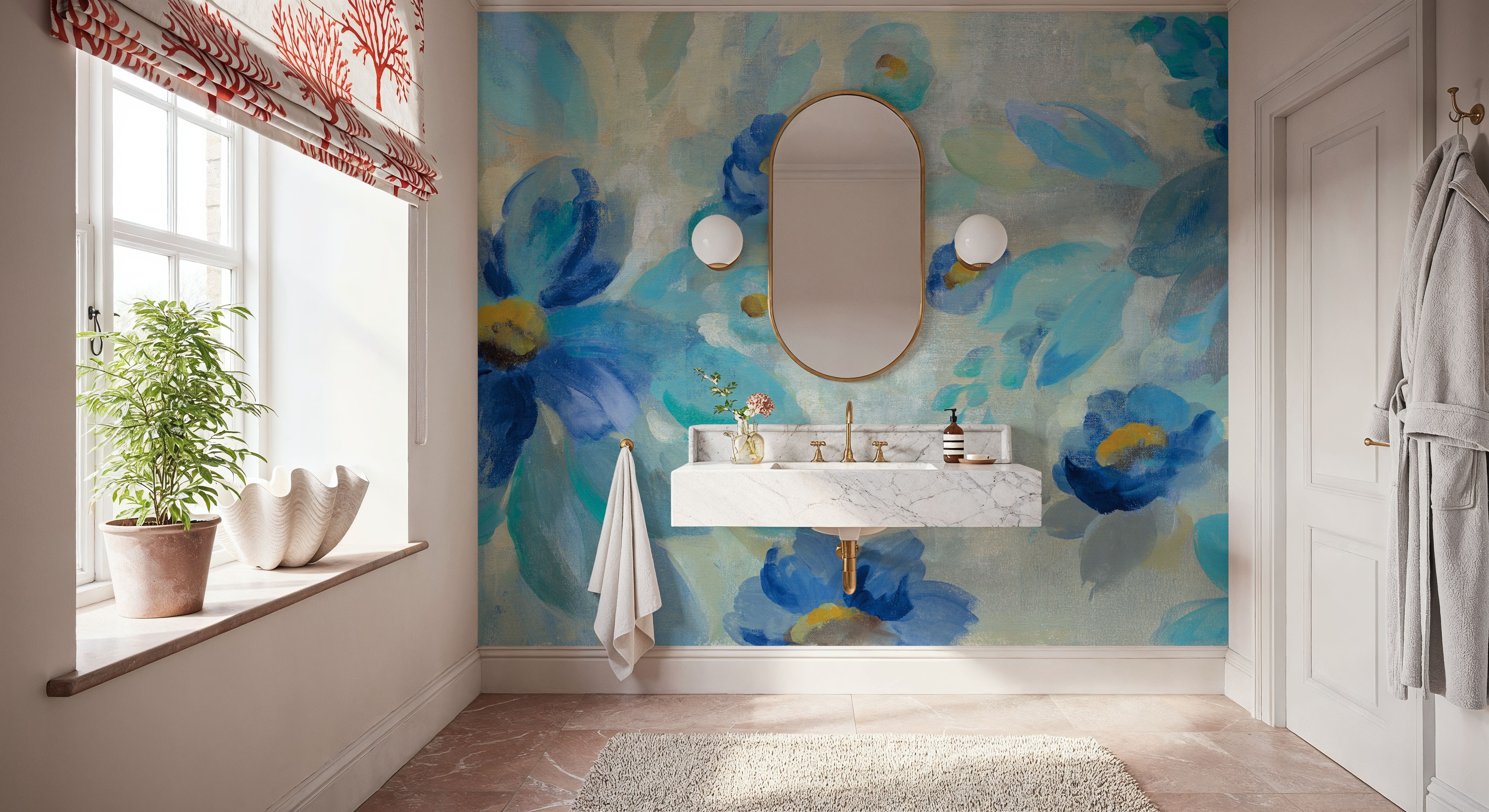 Blue Flowers Whisper I