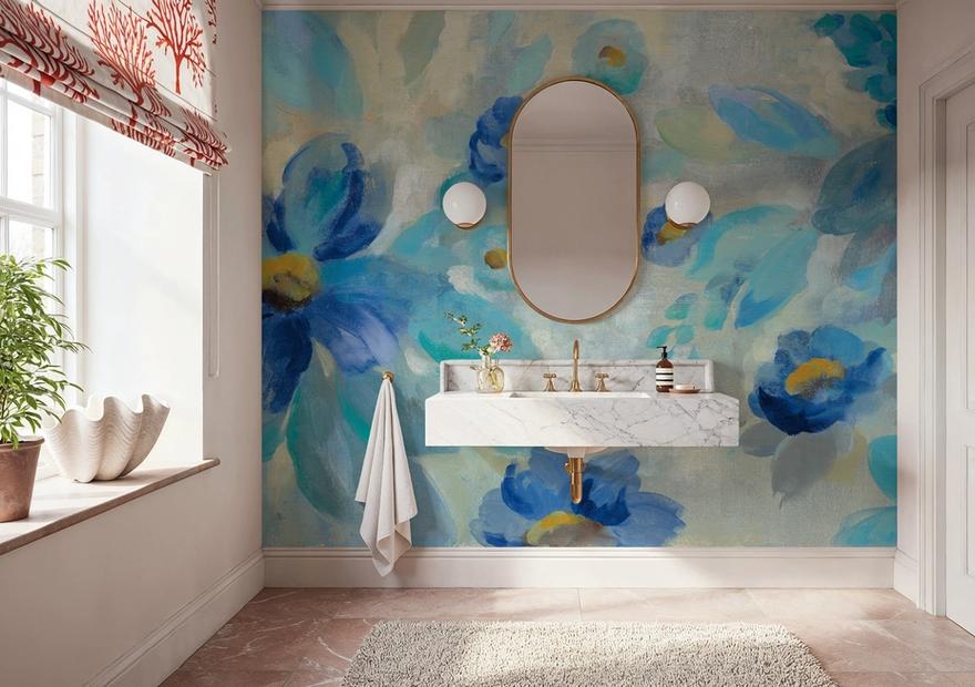 Blue Flowers Whisper I