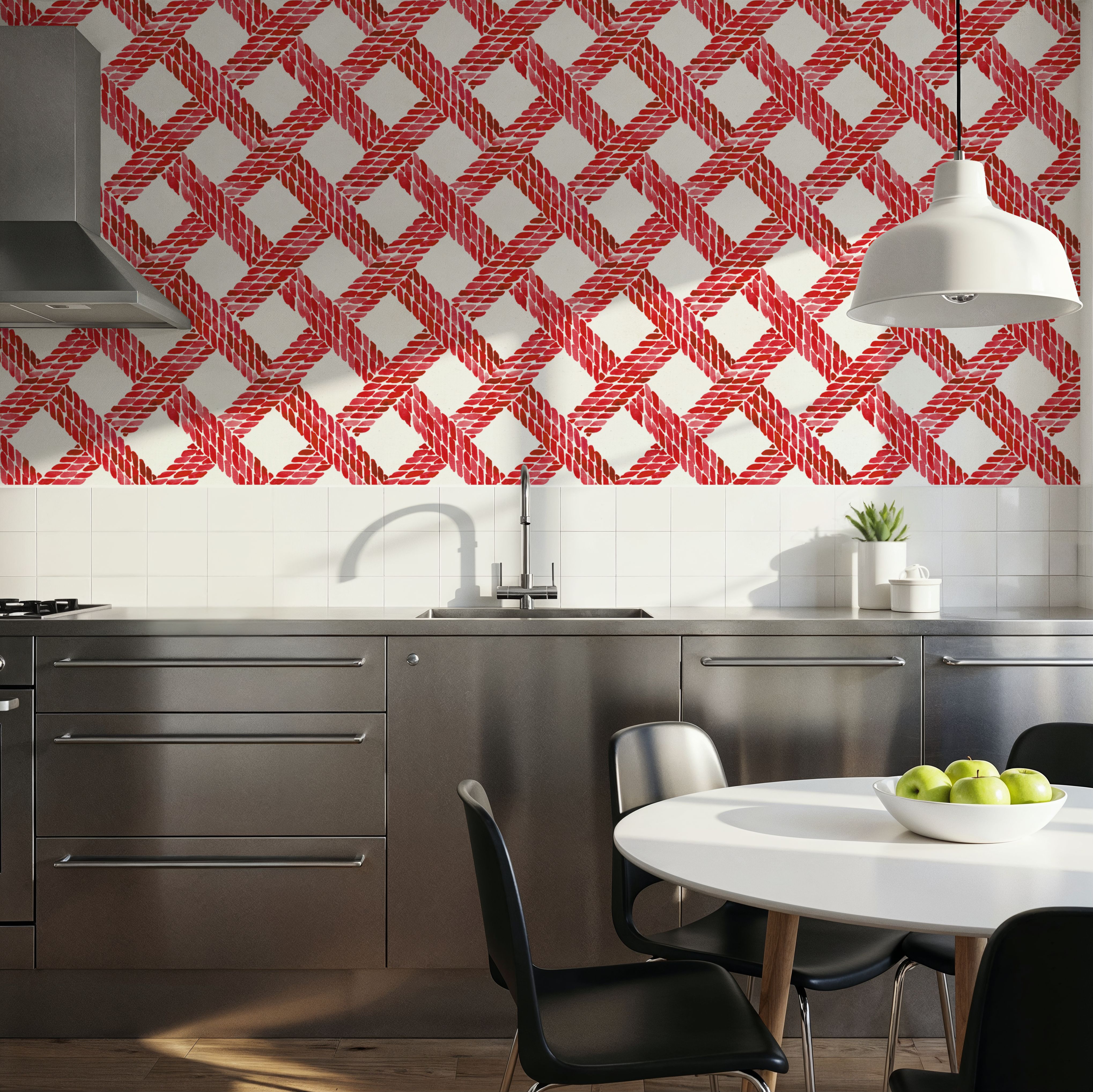 Seafood Shanty Red I, Wallpaper