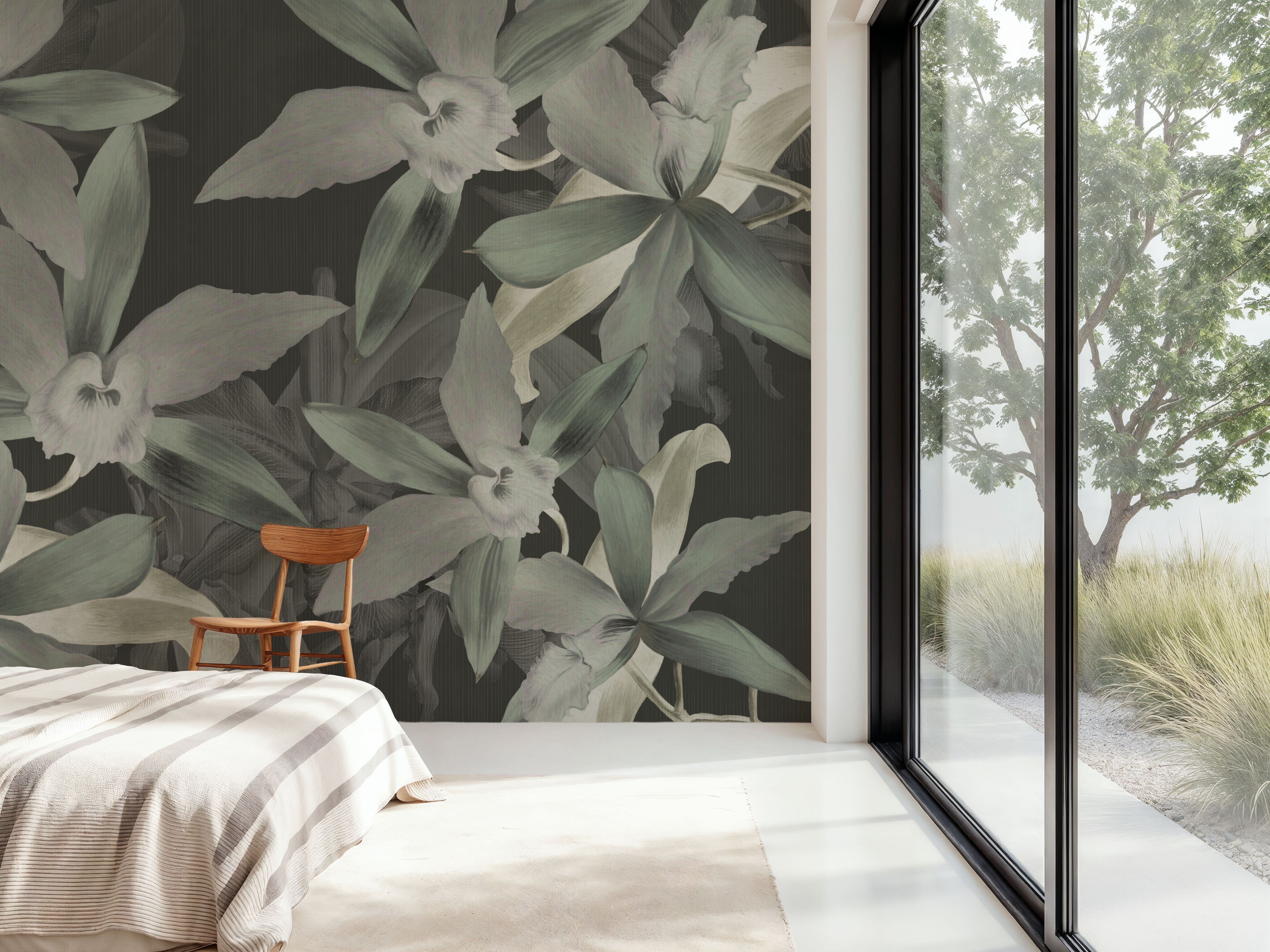 Big Orchids Green