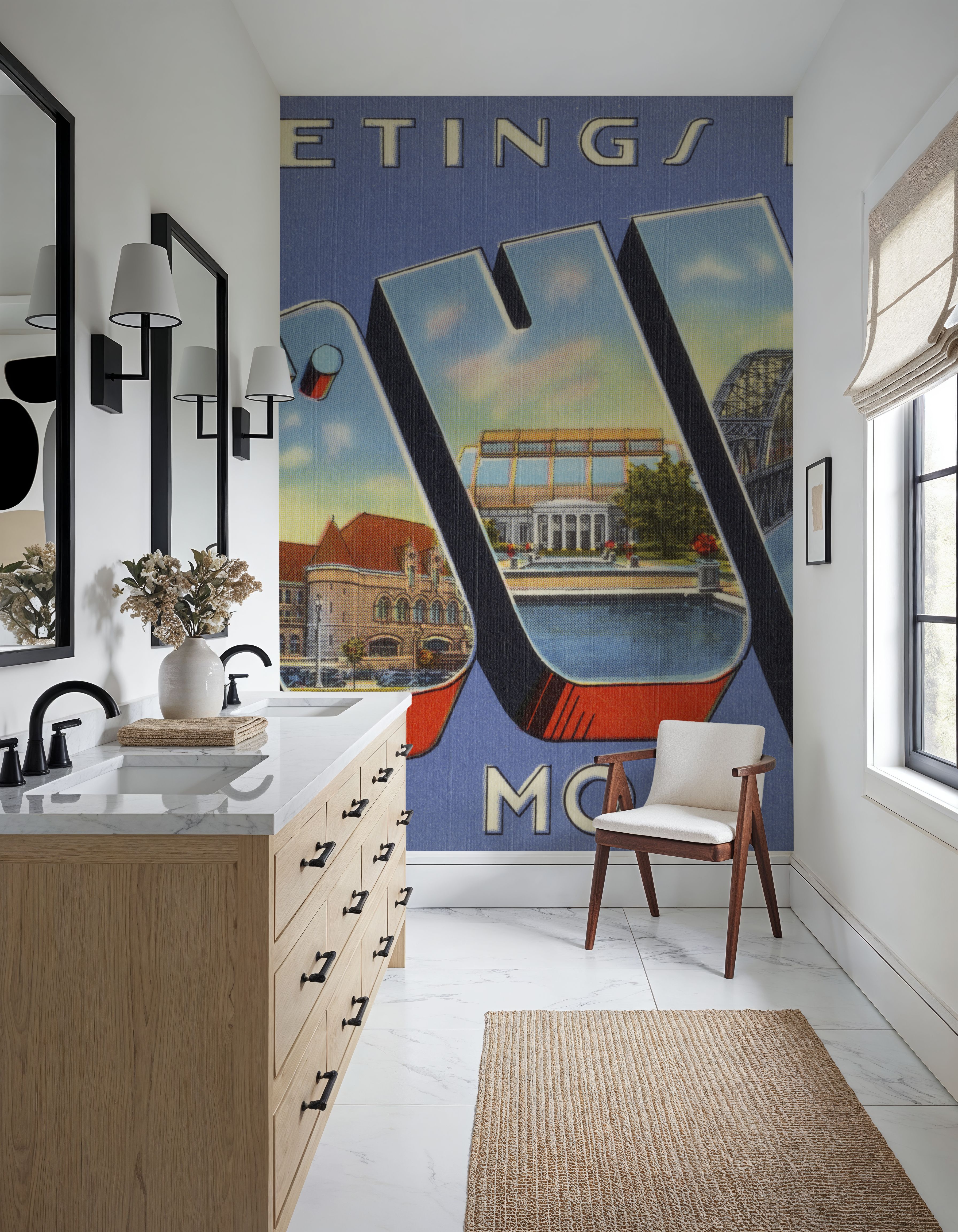 Greetings from St Louis - Screenprint Postcard