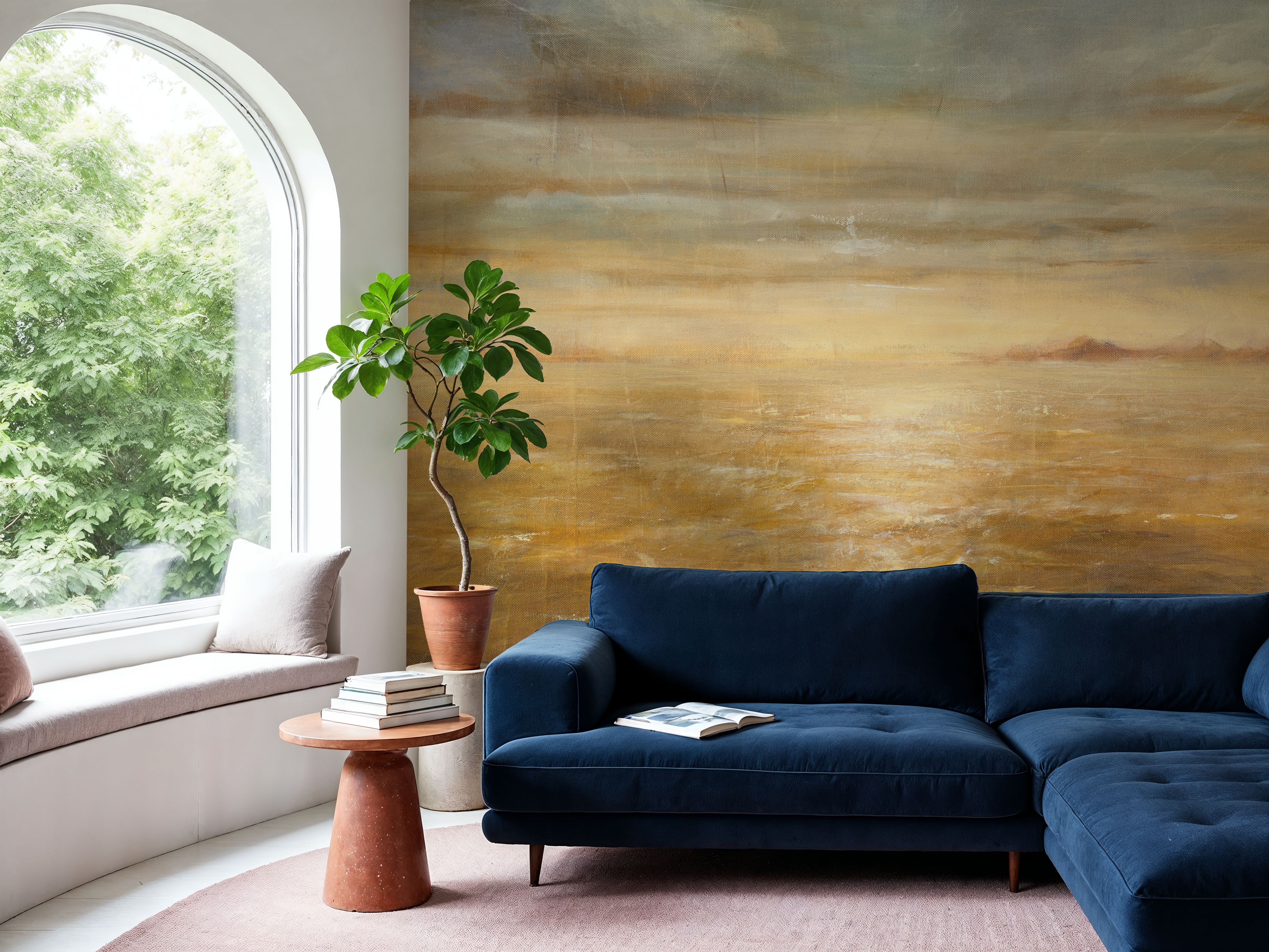 Serene Sea I Gold