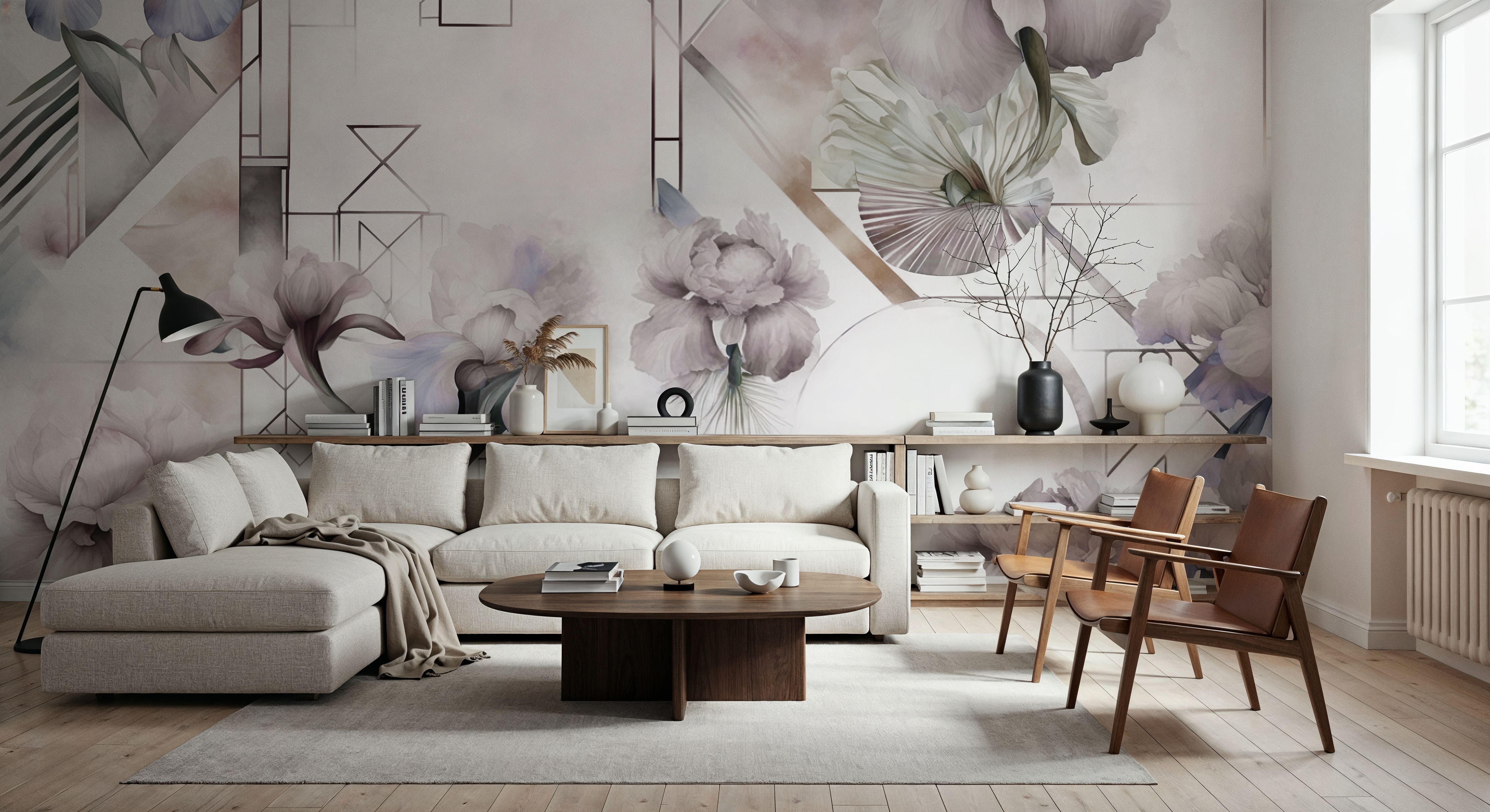Watercolor Geometry Shine