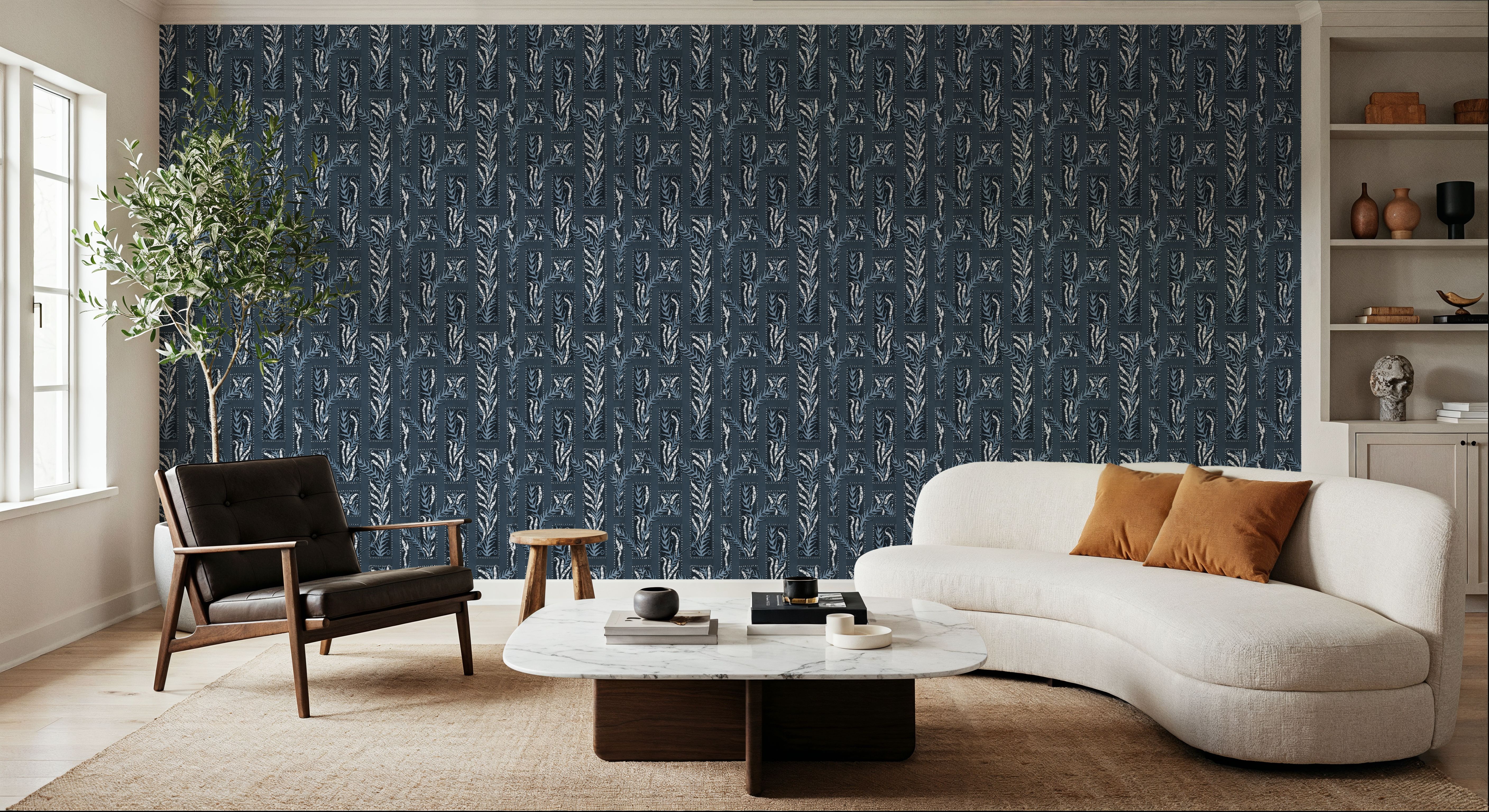 Samarkand Ferns, Aegan Blue