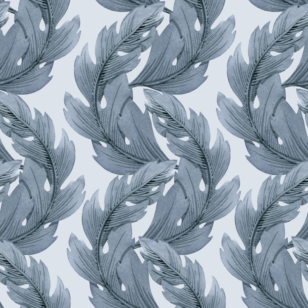 Verdant Plume, Chalky Blue