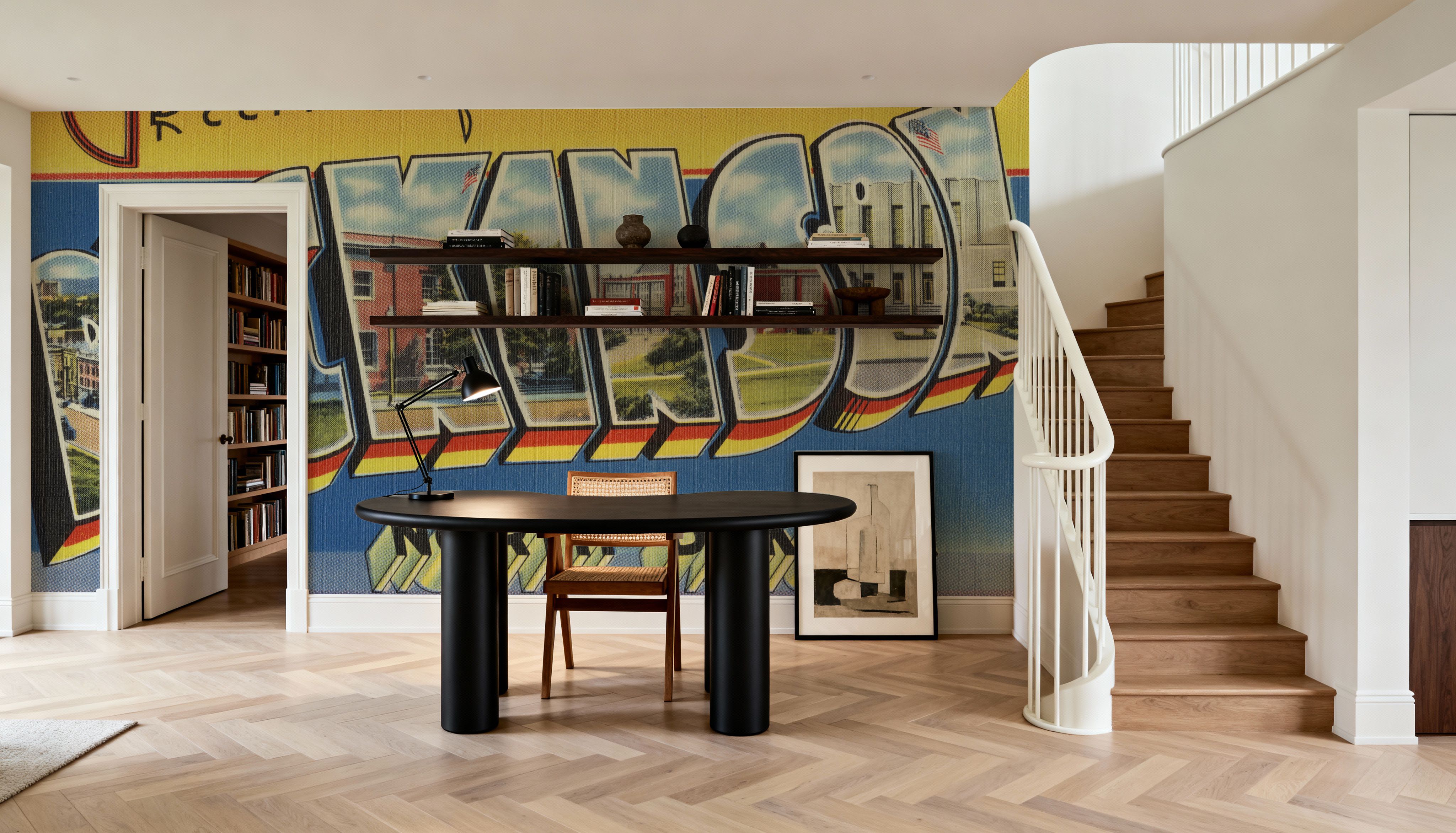 Greetings from Dickinson - Screenprint Postcard