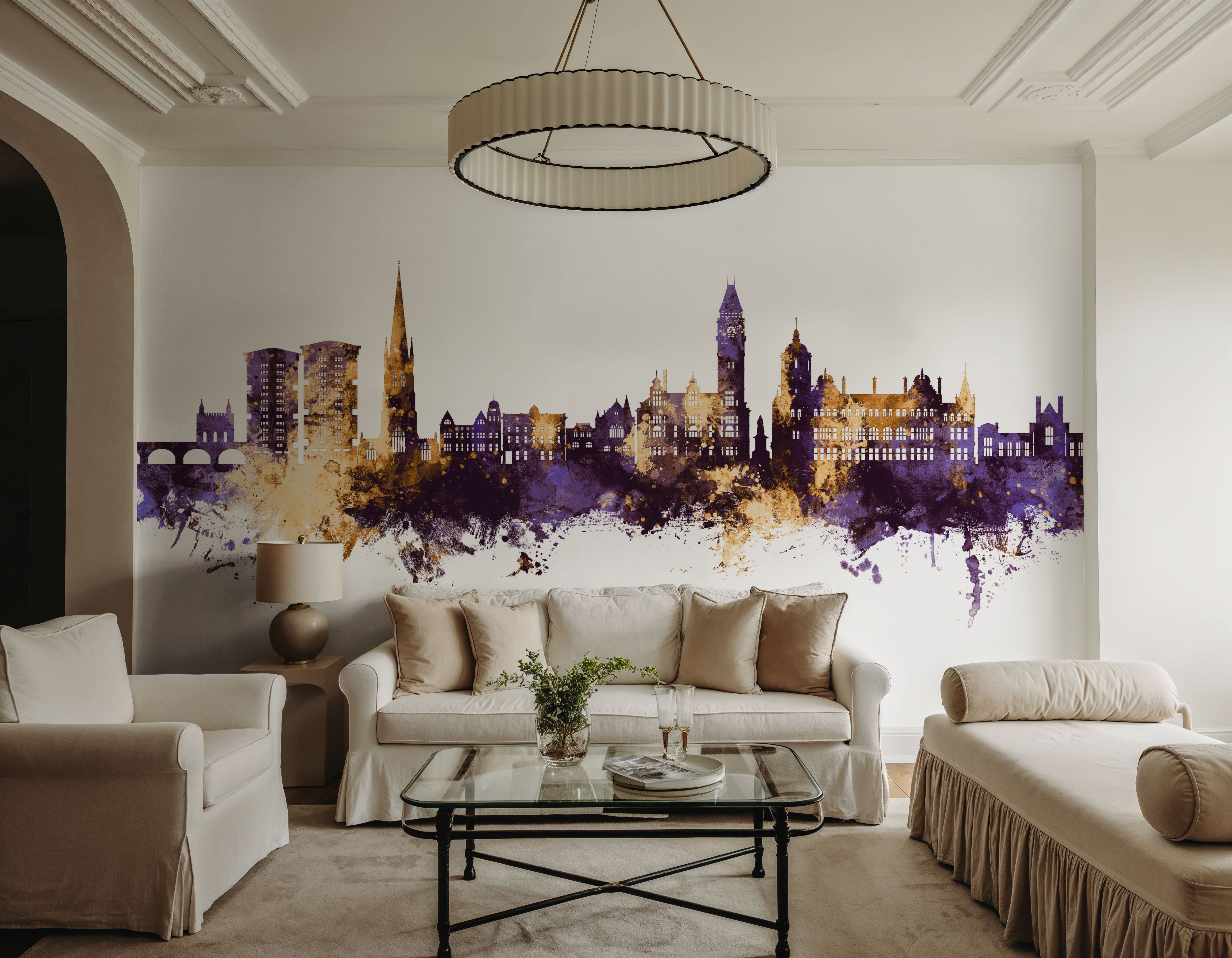 Wakefield England Skyline Purple & Gold