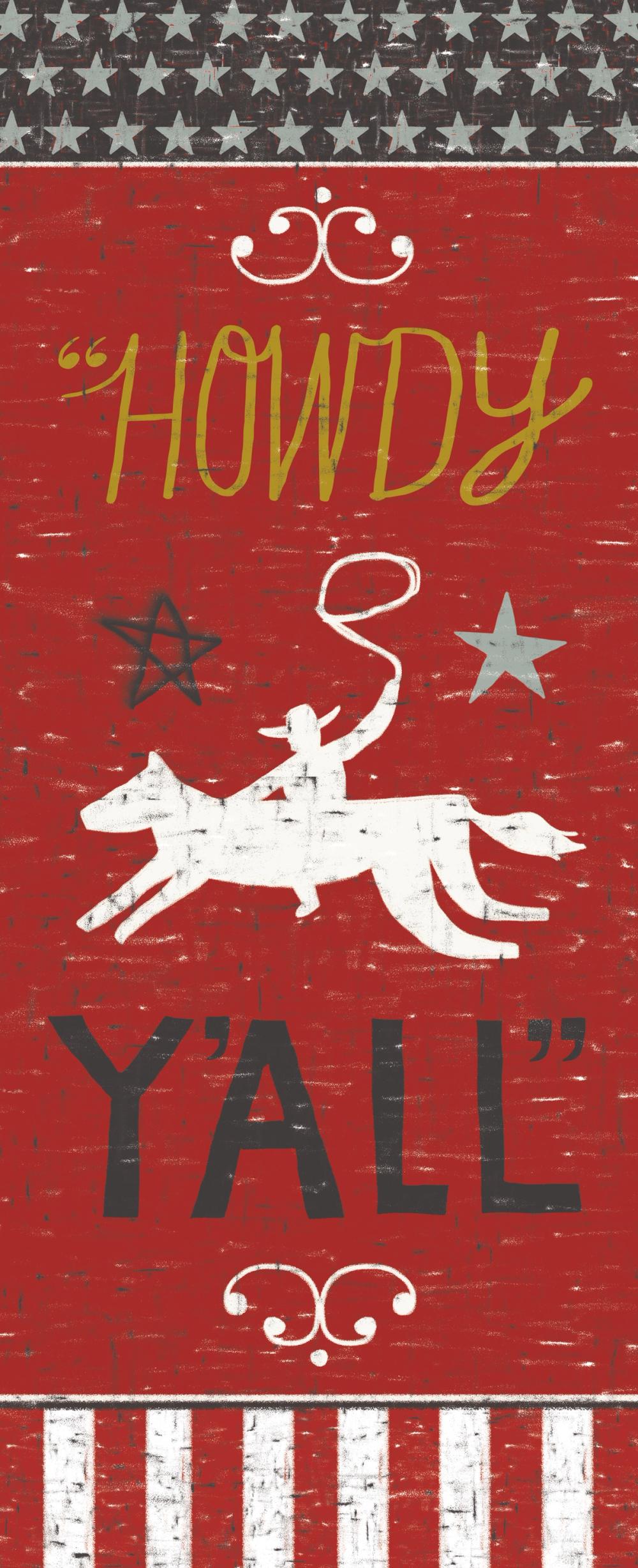 Southern Pride Howdy Yall Panel