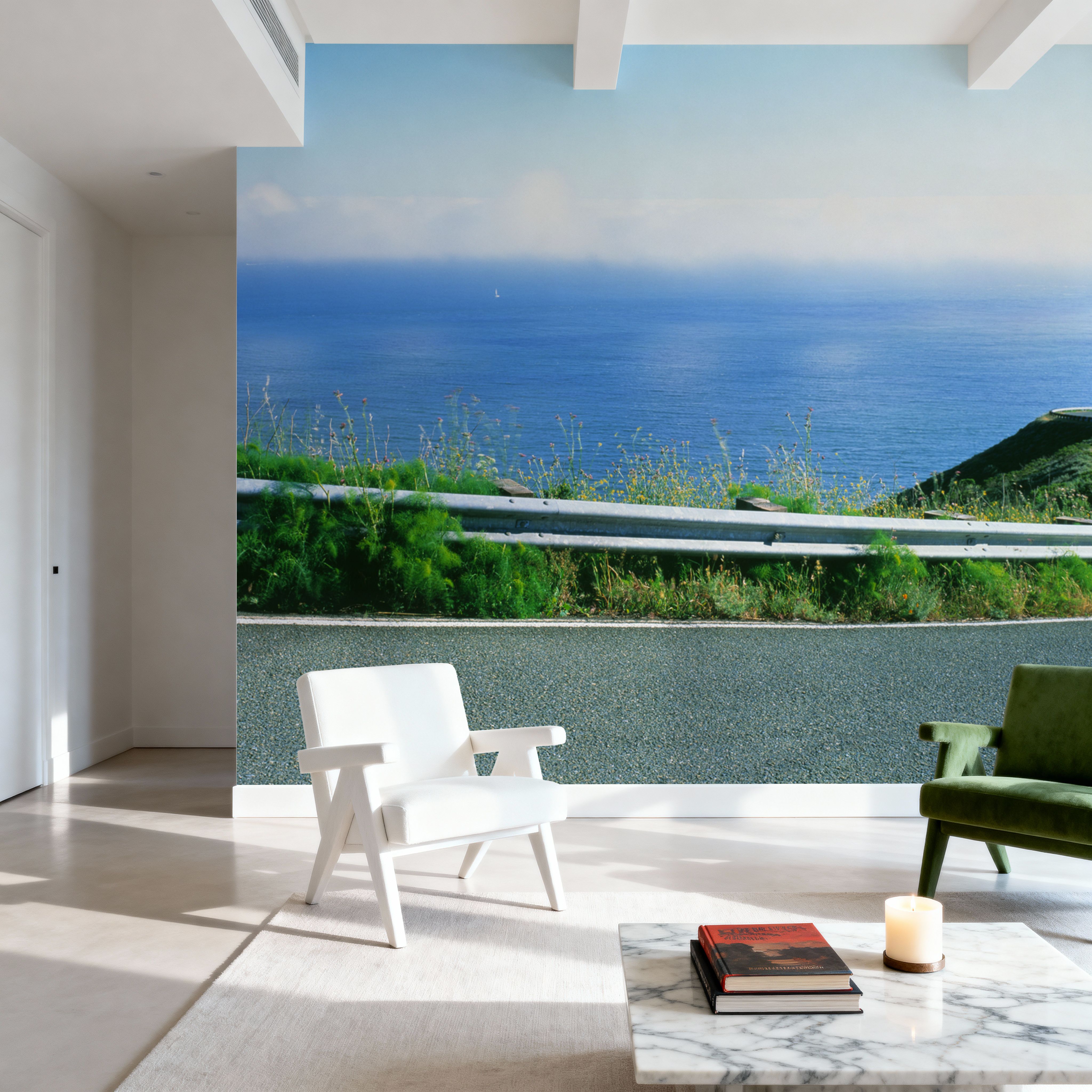 Coastal Highway Journey Blue