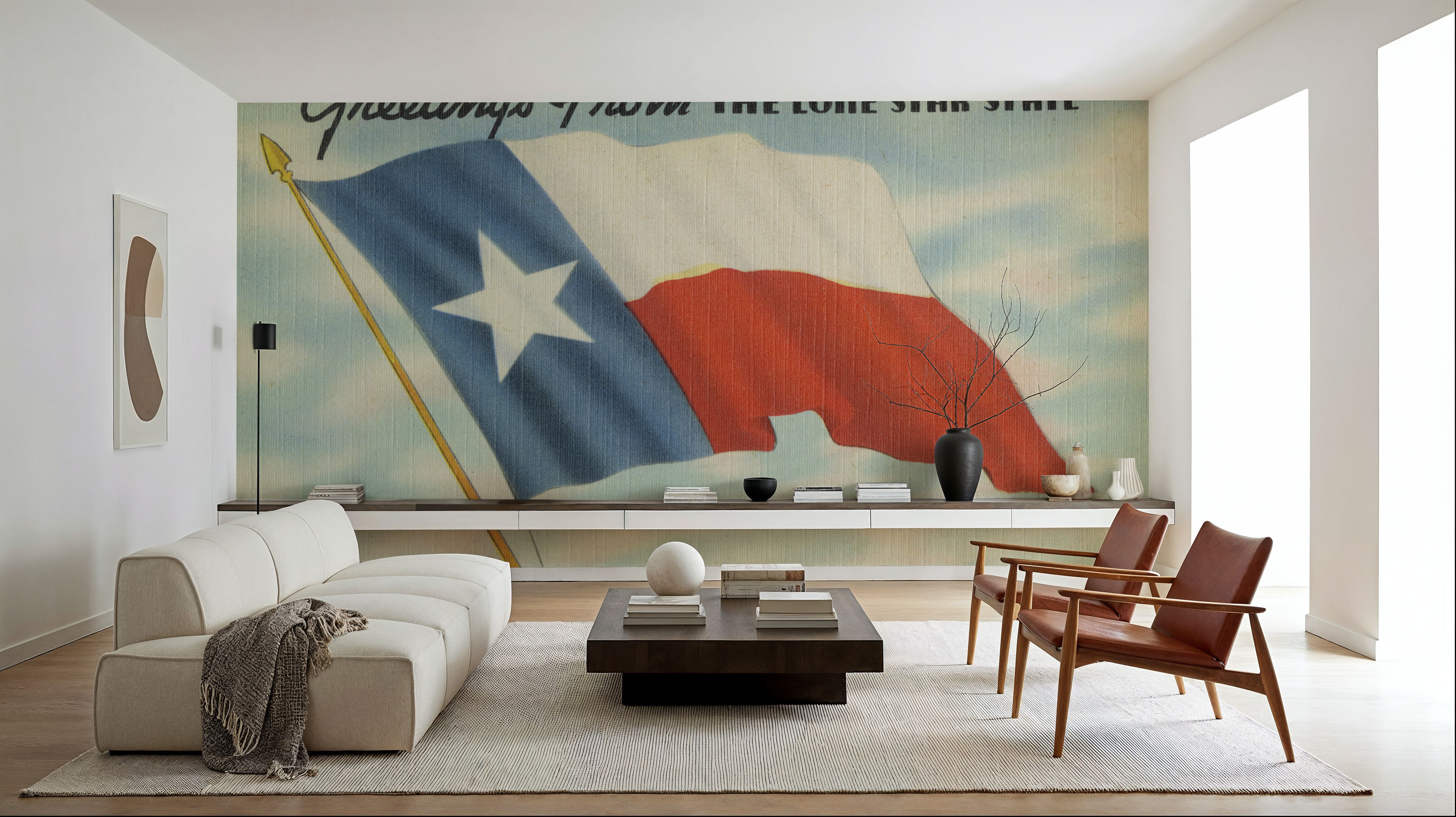 Greetings from the Lone Star State - Screenprint Postcard