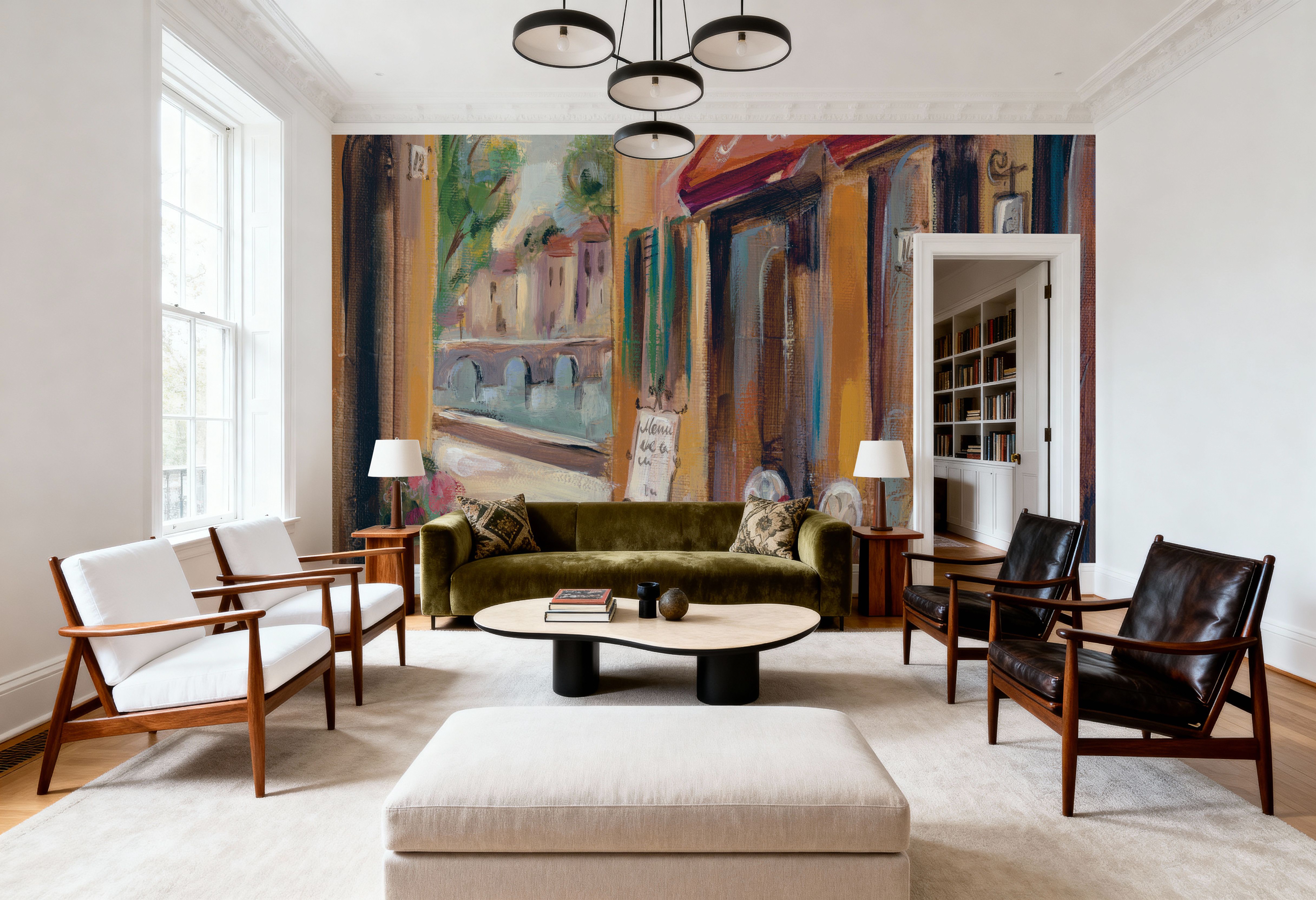 Parisian Diary I, Papier peint