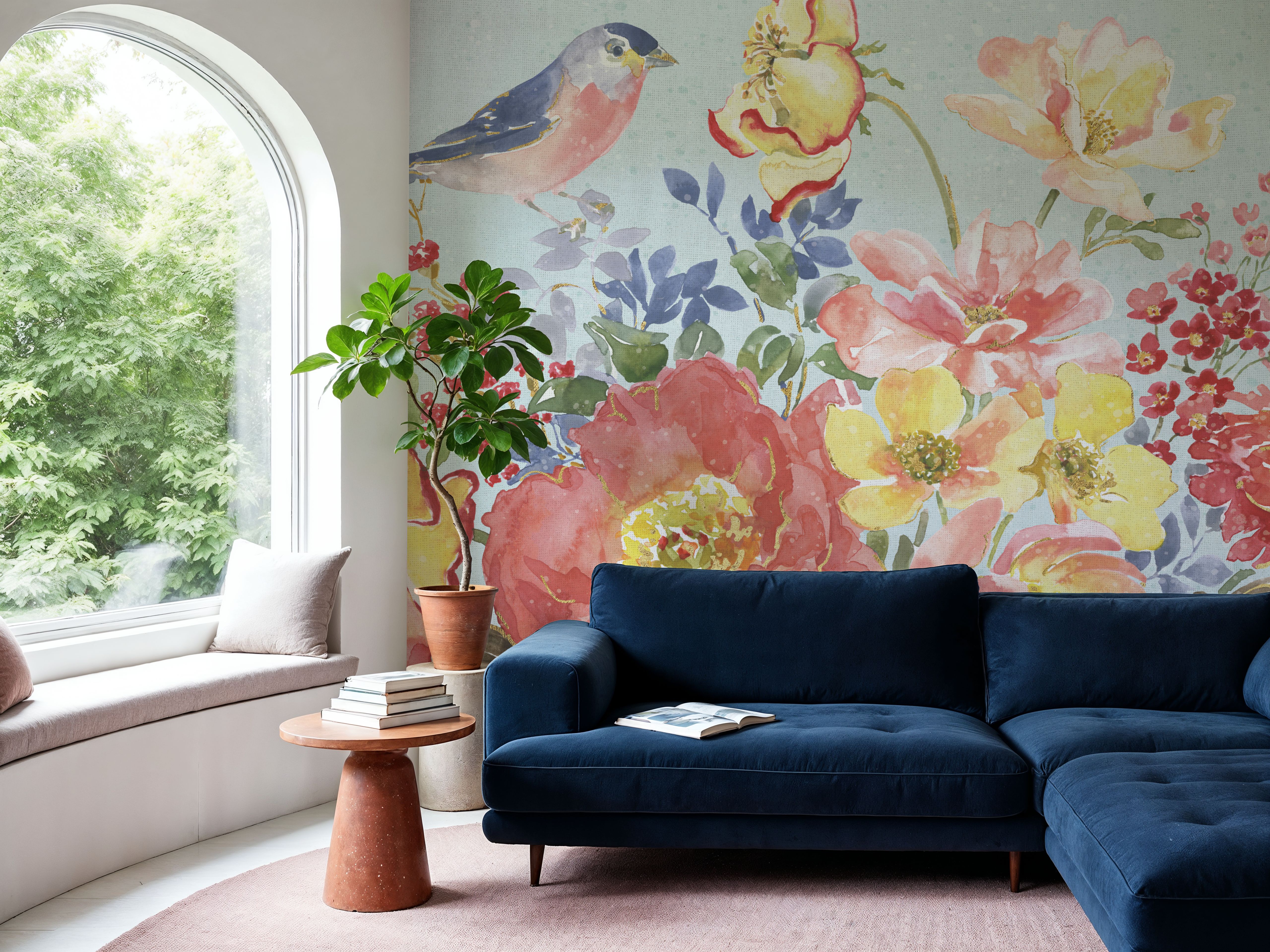 Floral Focus Blue