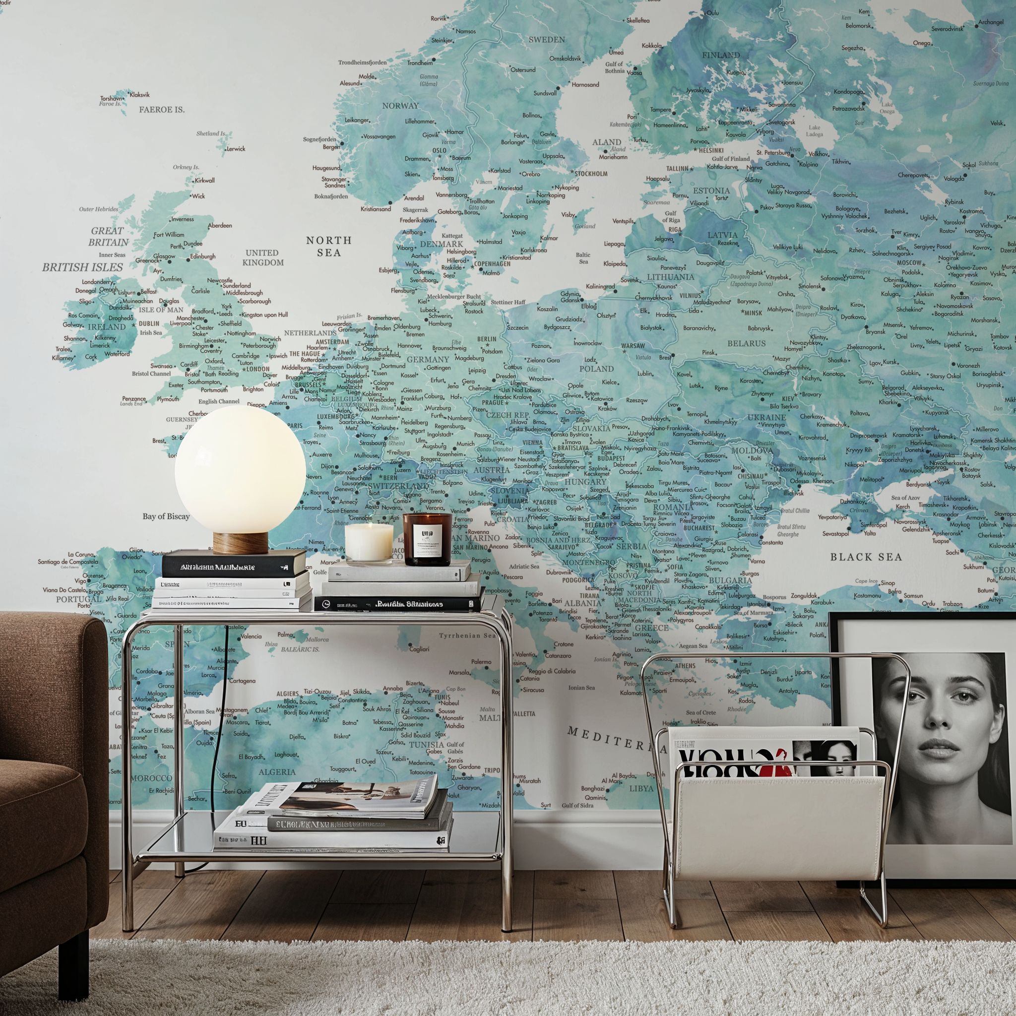 Europe Map Detailed - Maizah