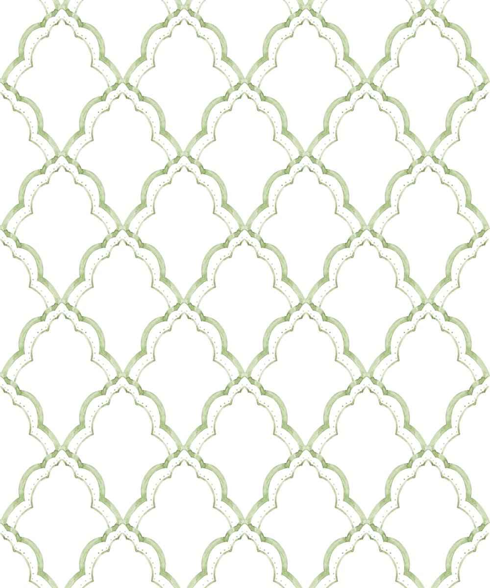 Medallion Trellis, Sage Green