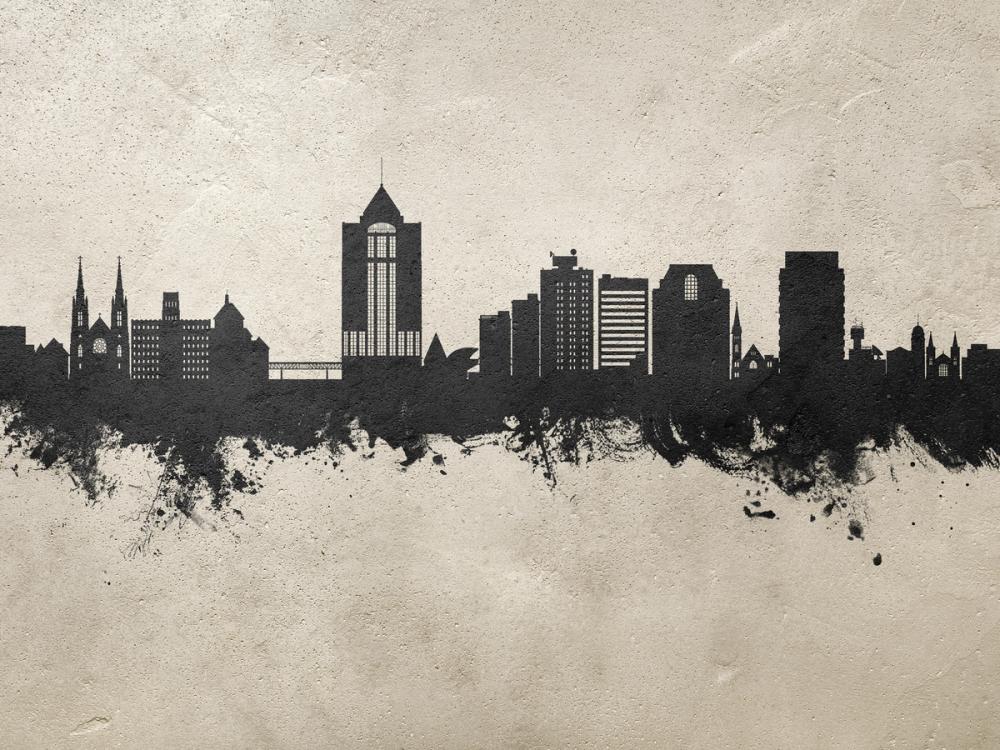 Roanoke Virginia Skyline Concrete