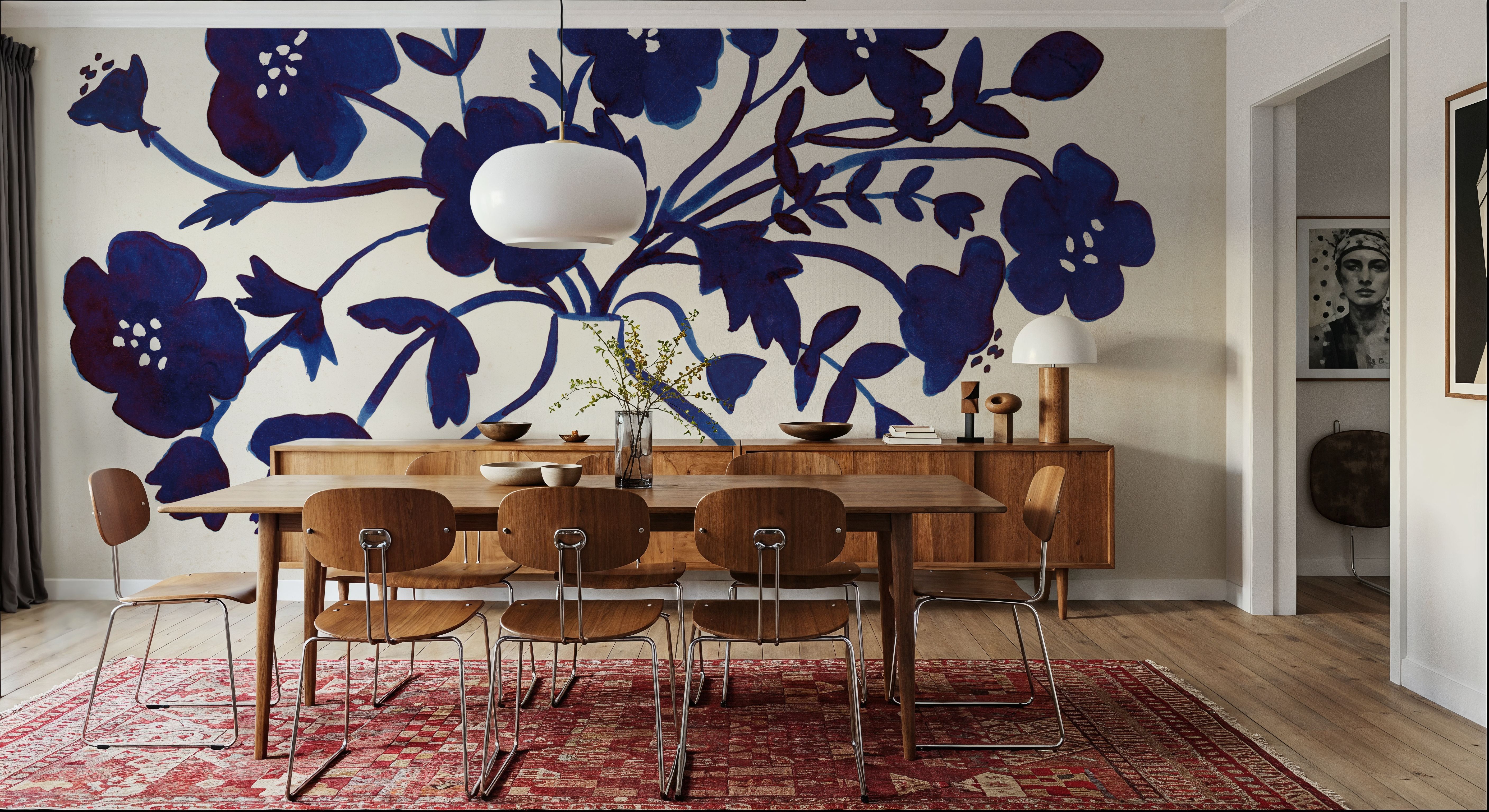 Bloom in Blues, Wallpaper