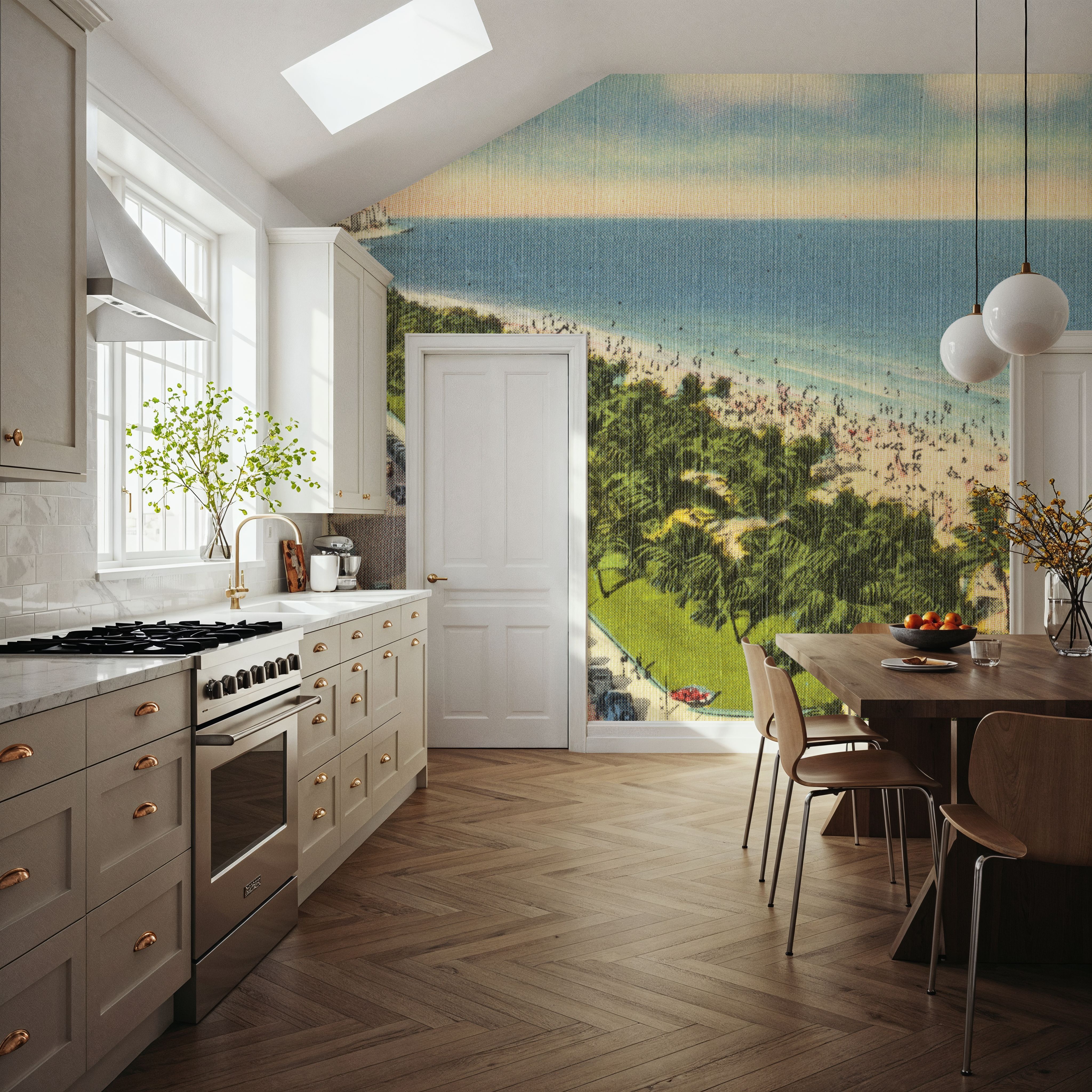 Ocean Drive - Screenprint Postcard