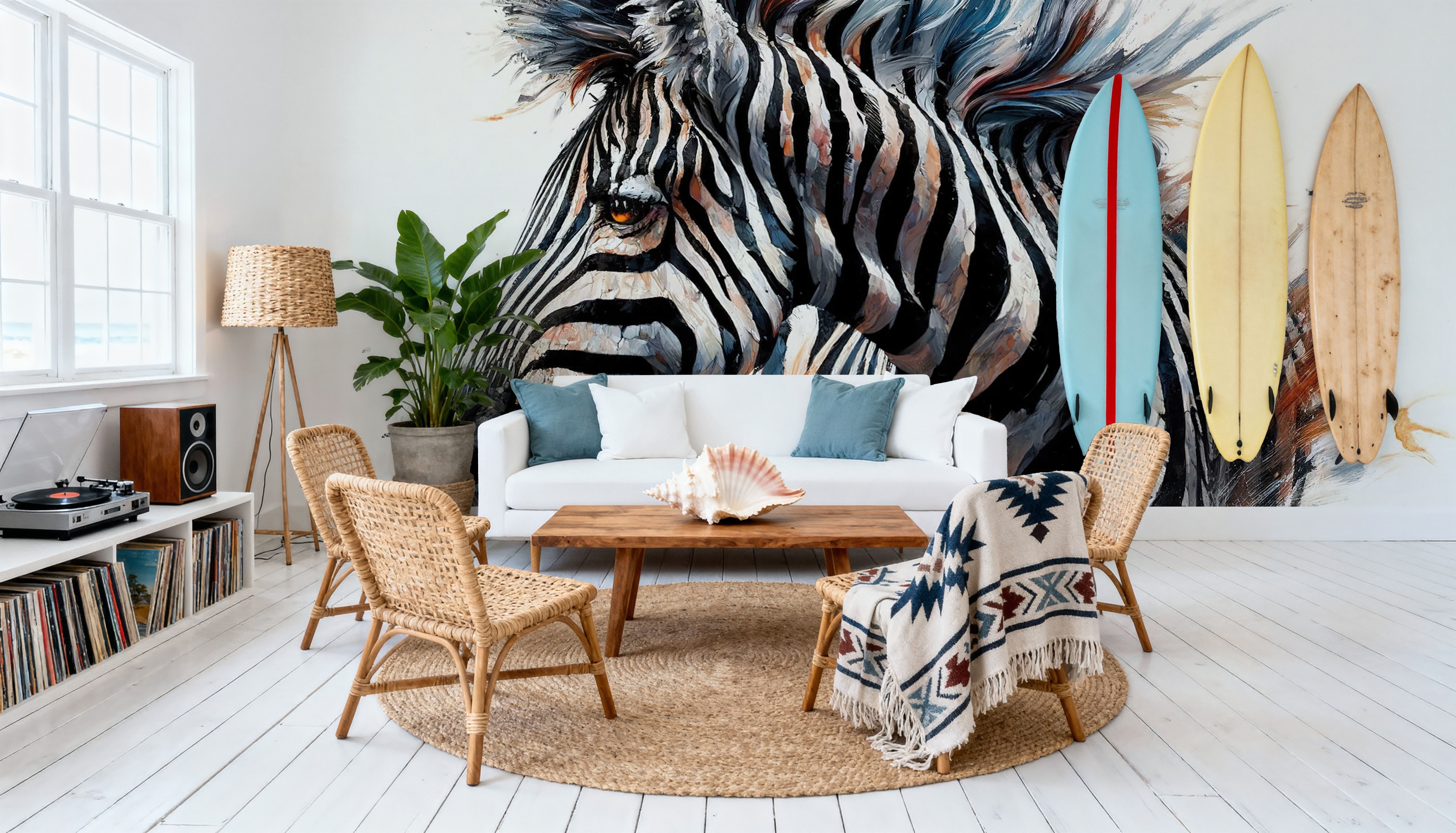 Ethereal Zebra, Wallpaper
