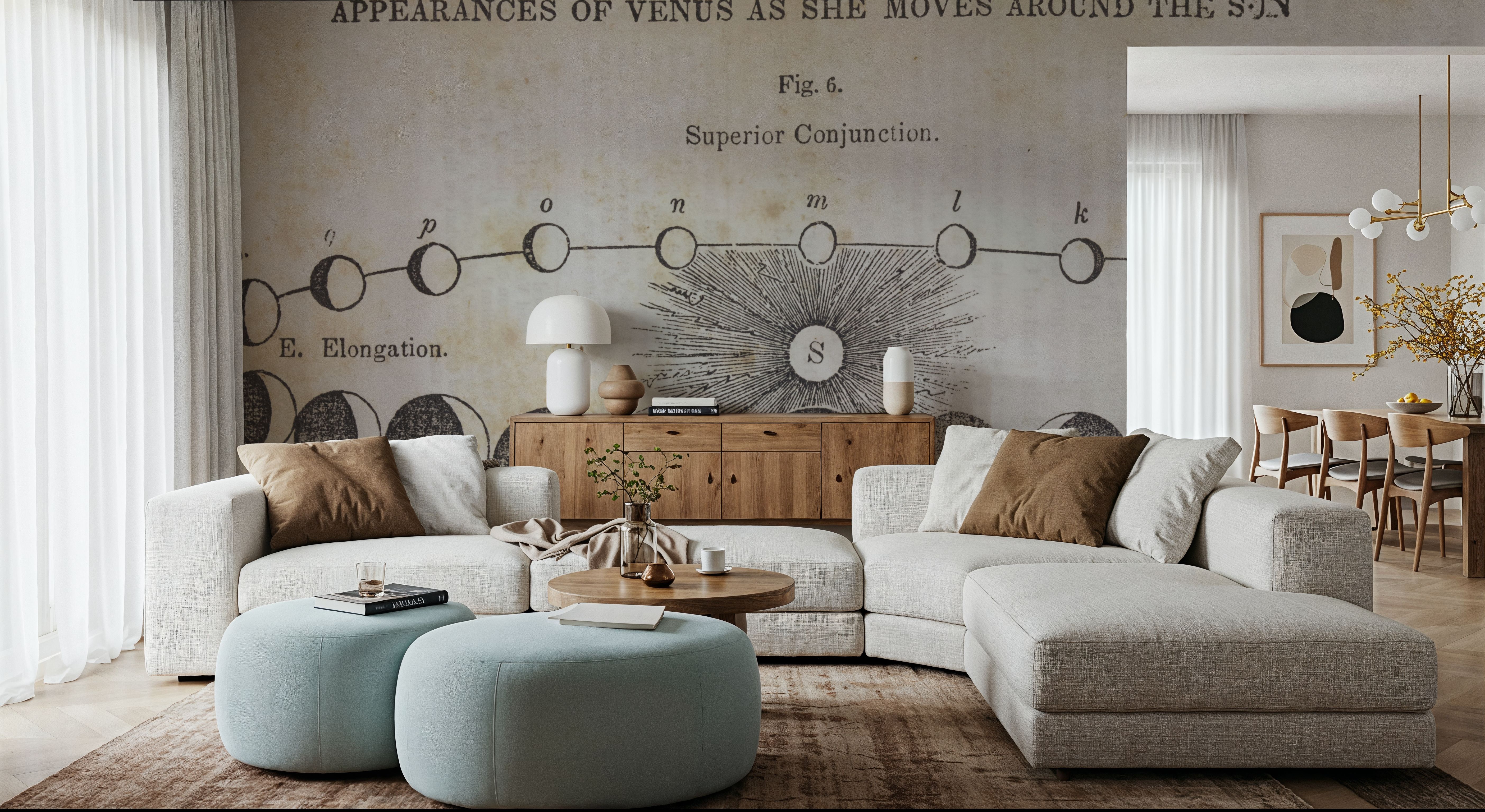 Geography of the Heavens II, Wallpaper