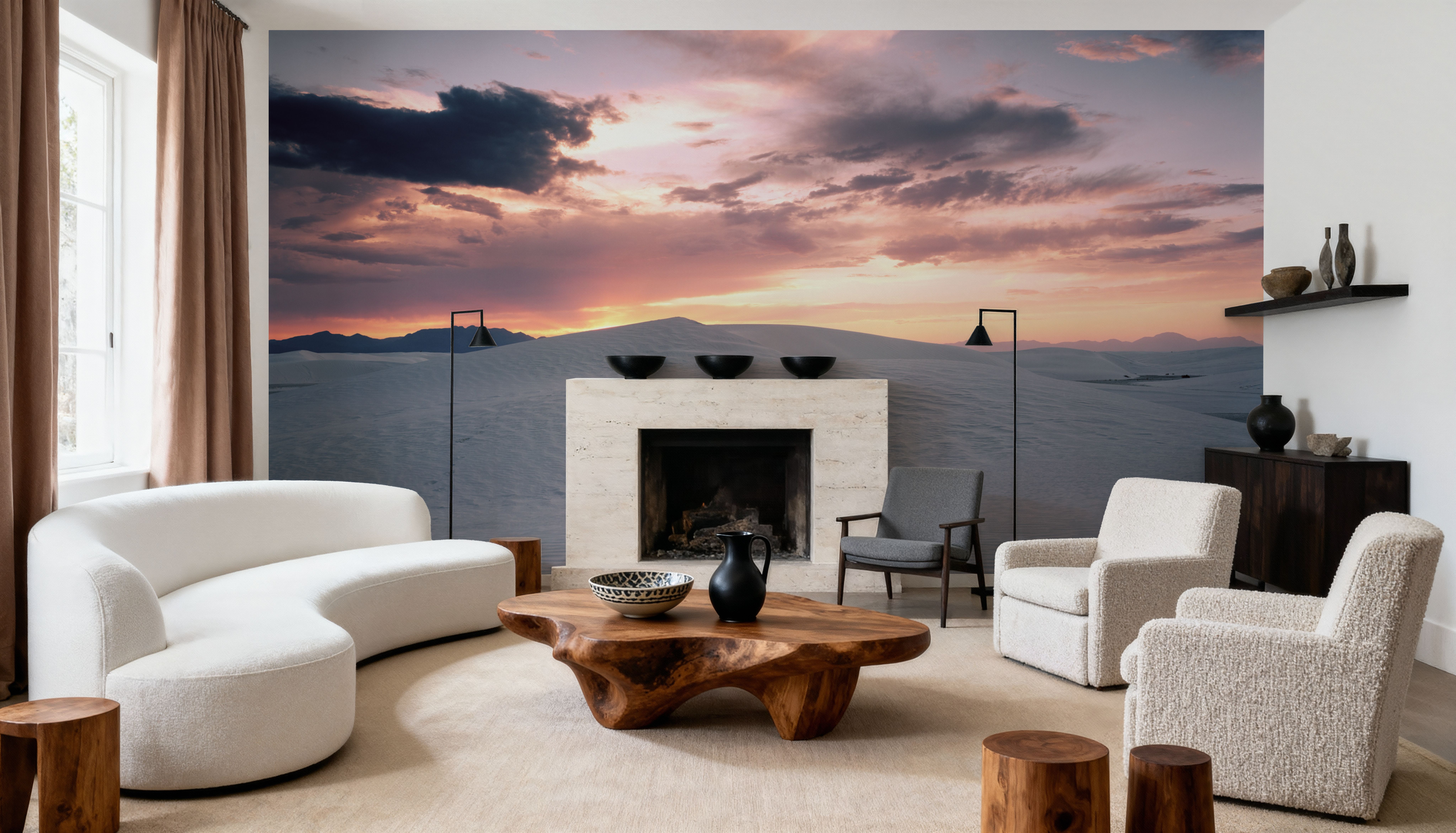 White Dunes at Twilight