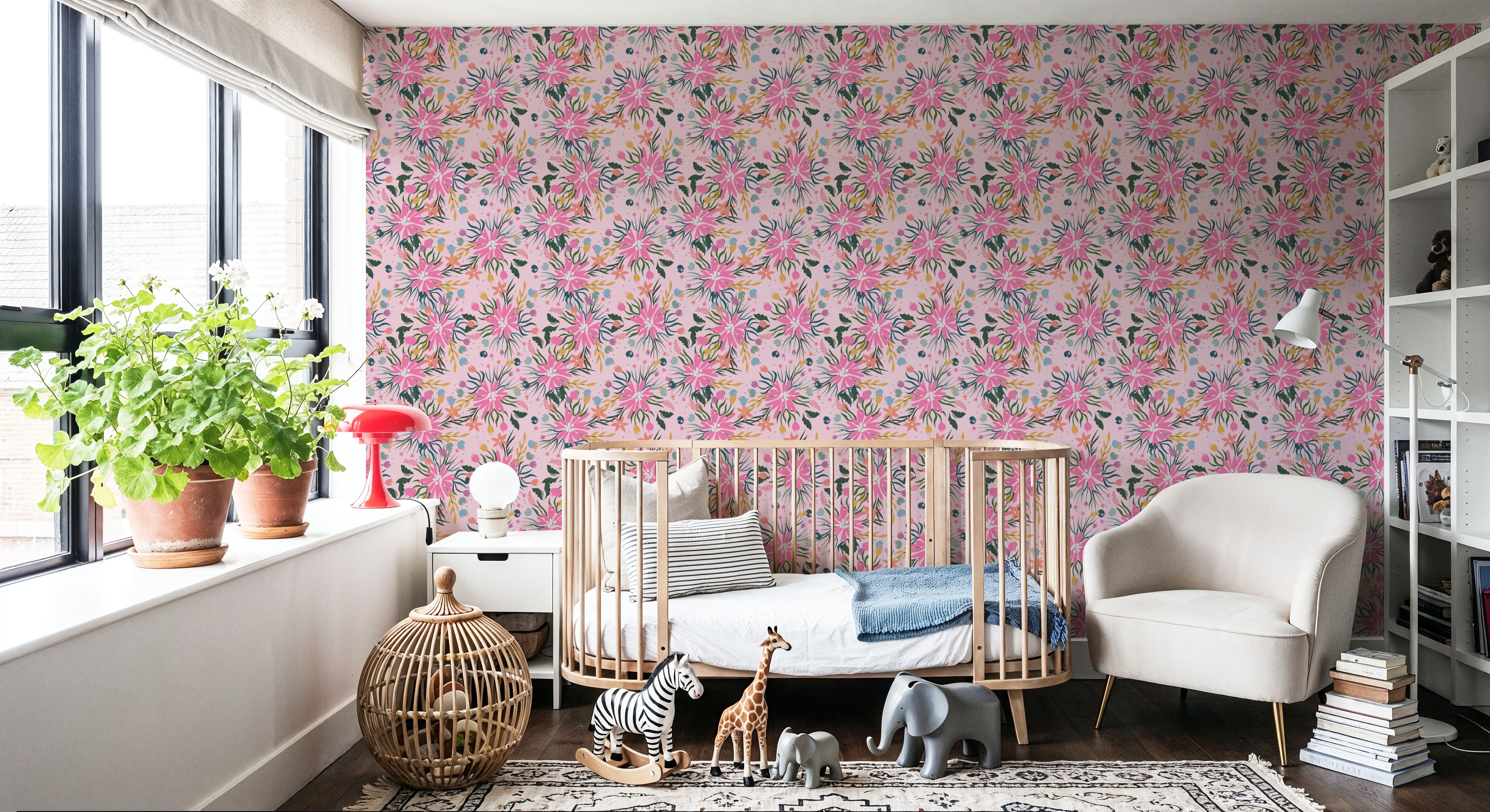 Pink Floral Fireworks