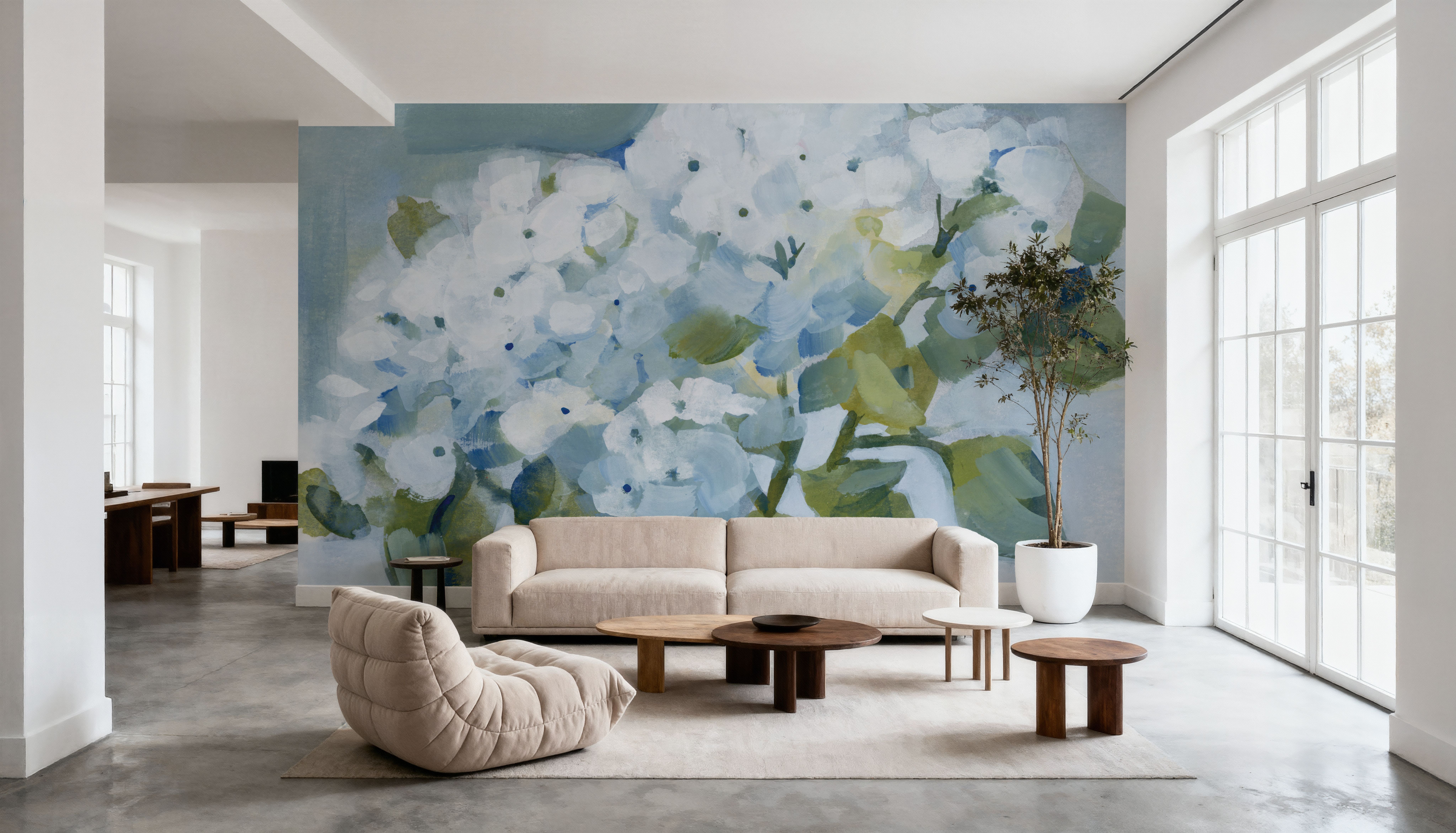 Spring Cottage Hydrangeas