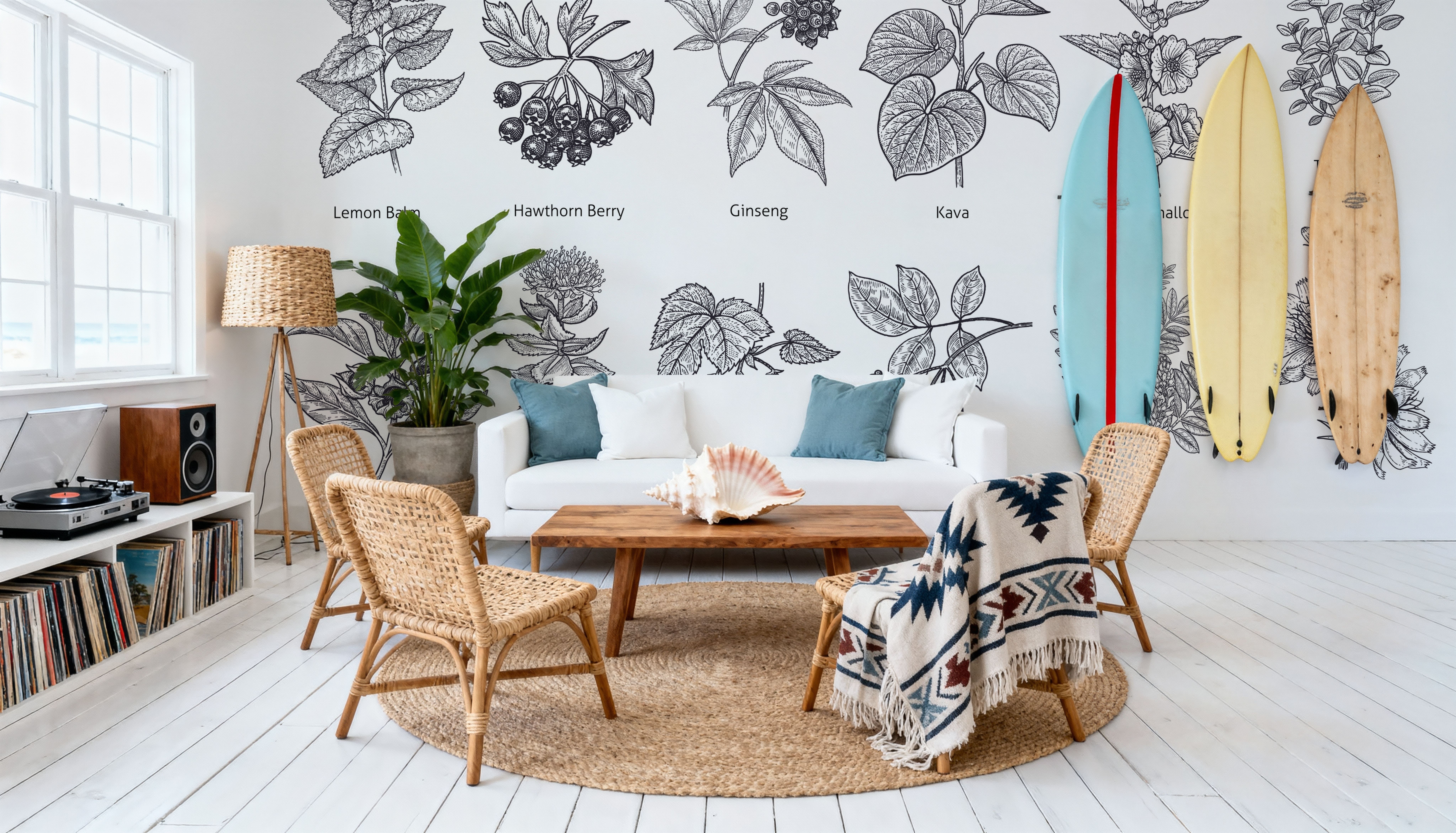 Map of Berries, Wallpaper