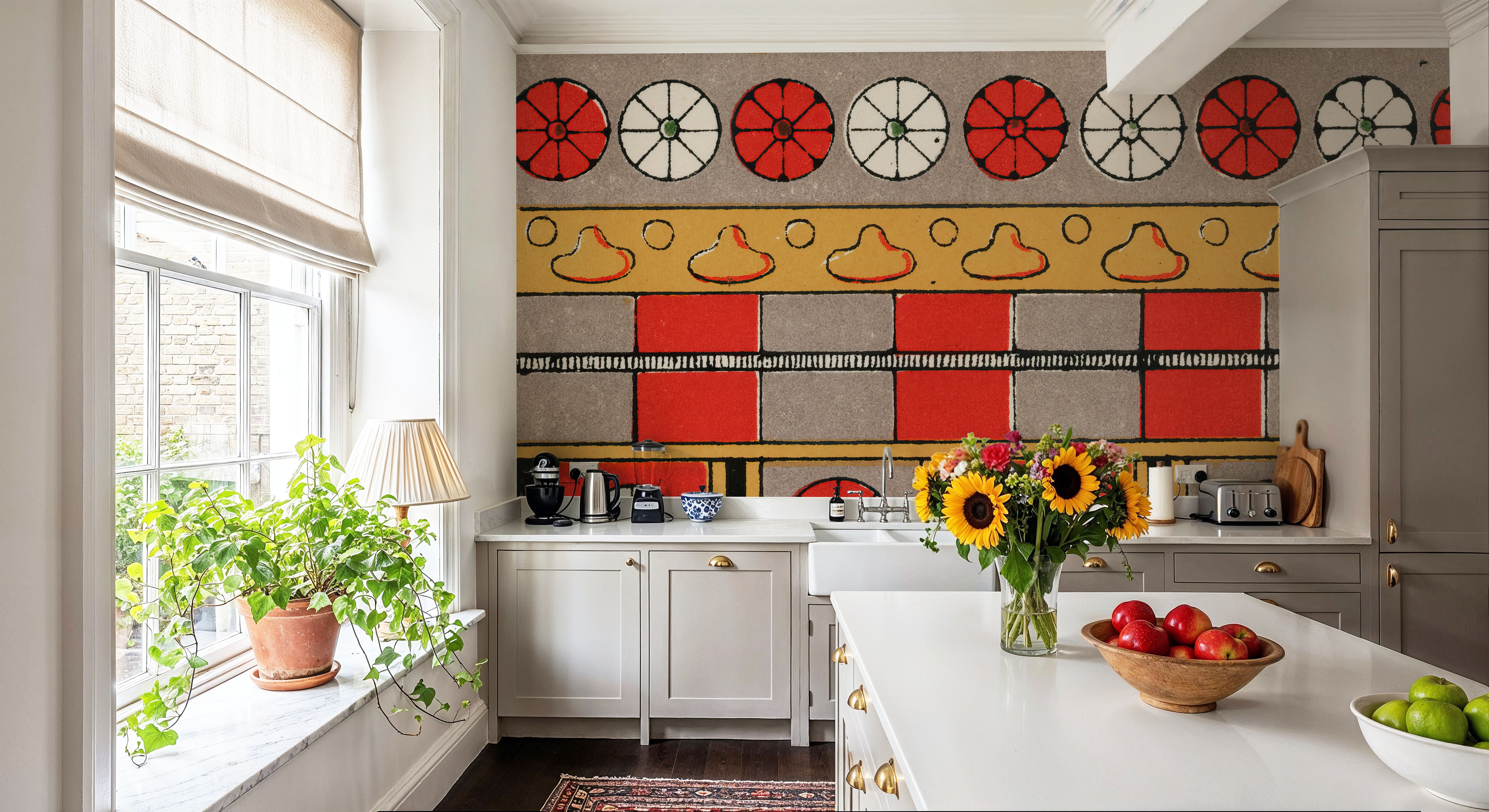 Egyptian Ornaments - Aker, Papel pintado