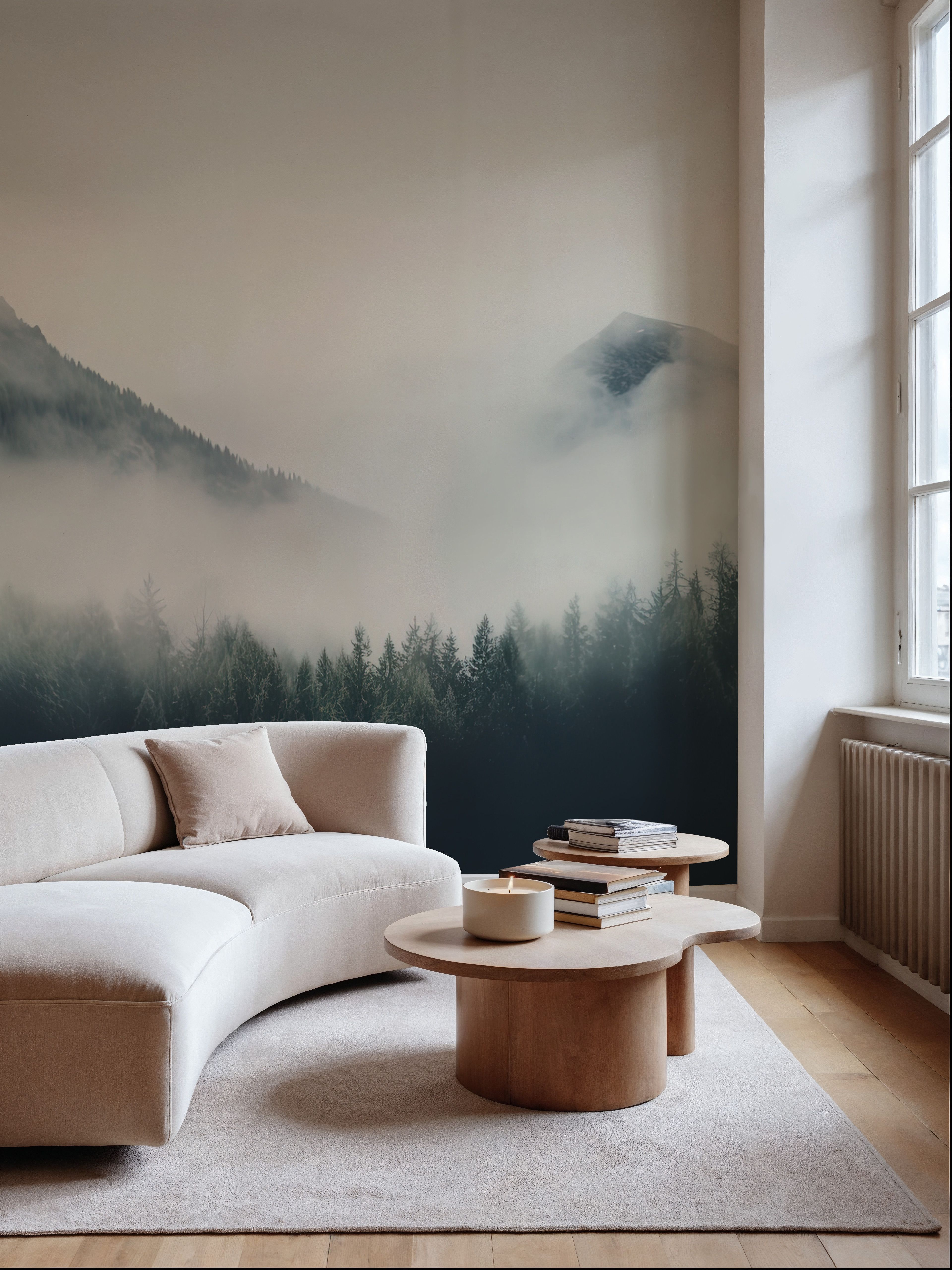 Winter Mountain View