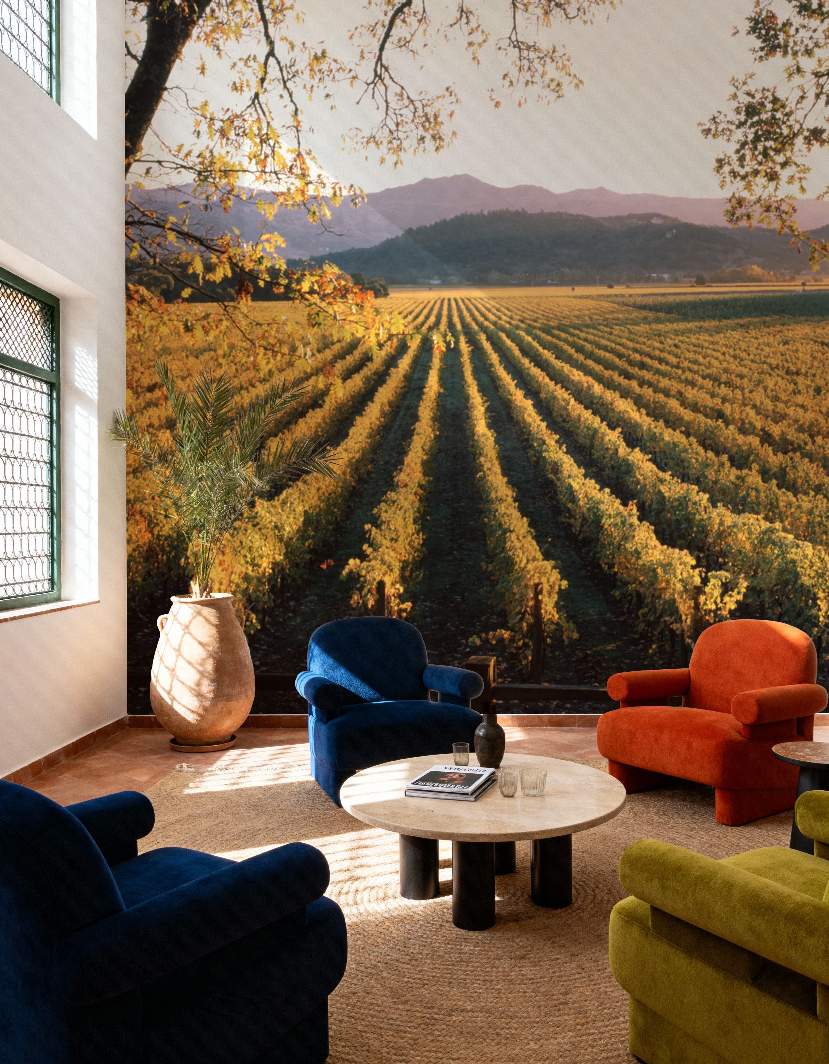 Far Niente Winery Beams