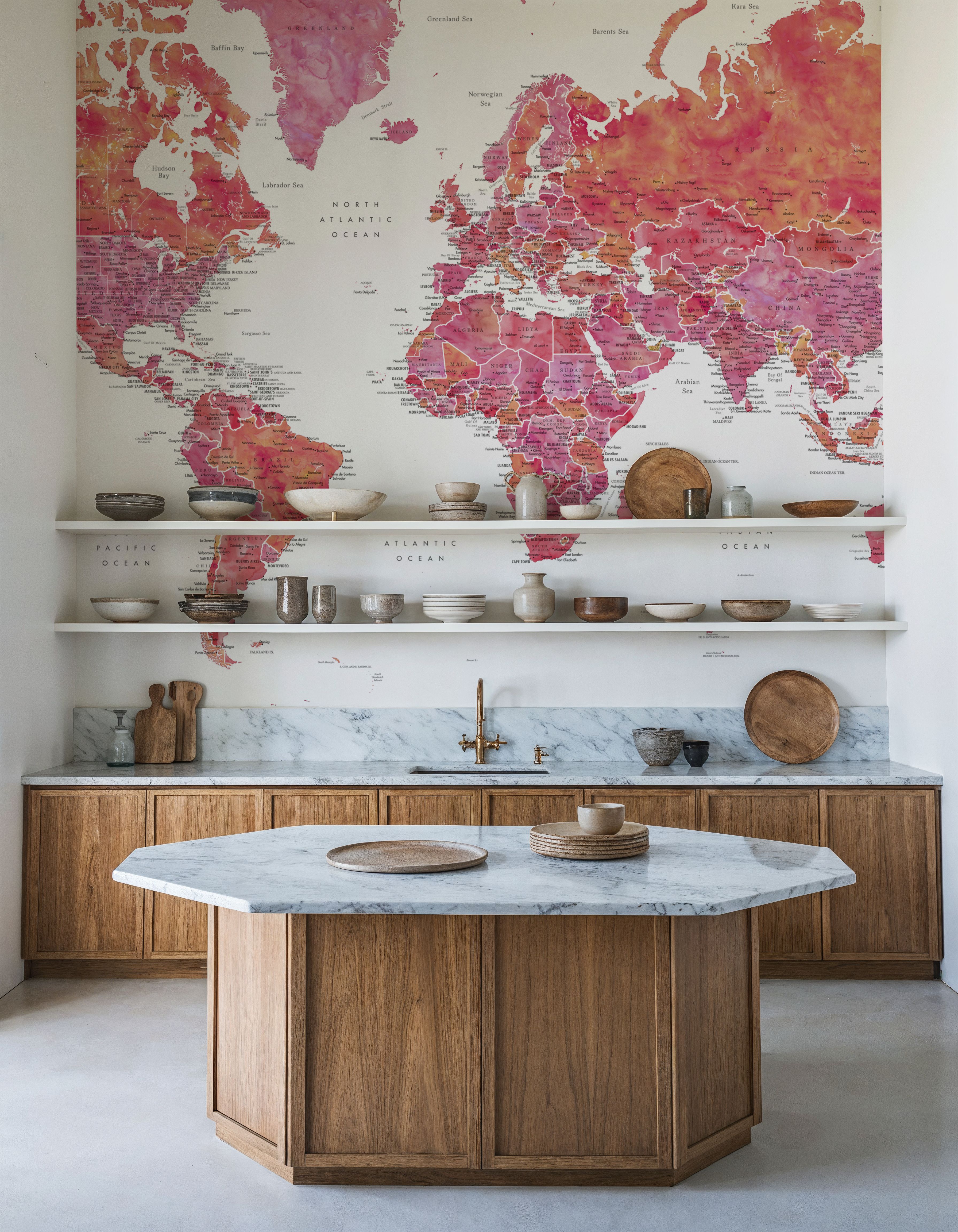 World Map Cities - Tatiana