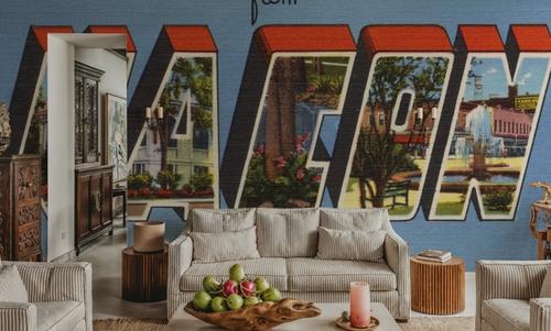 Greetings from Macon - Screenprint Postcard