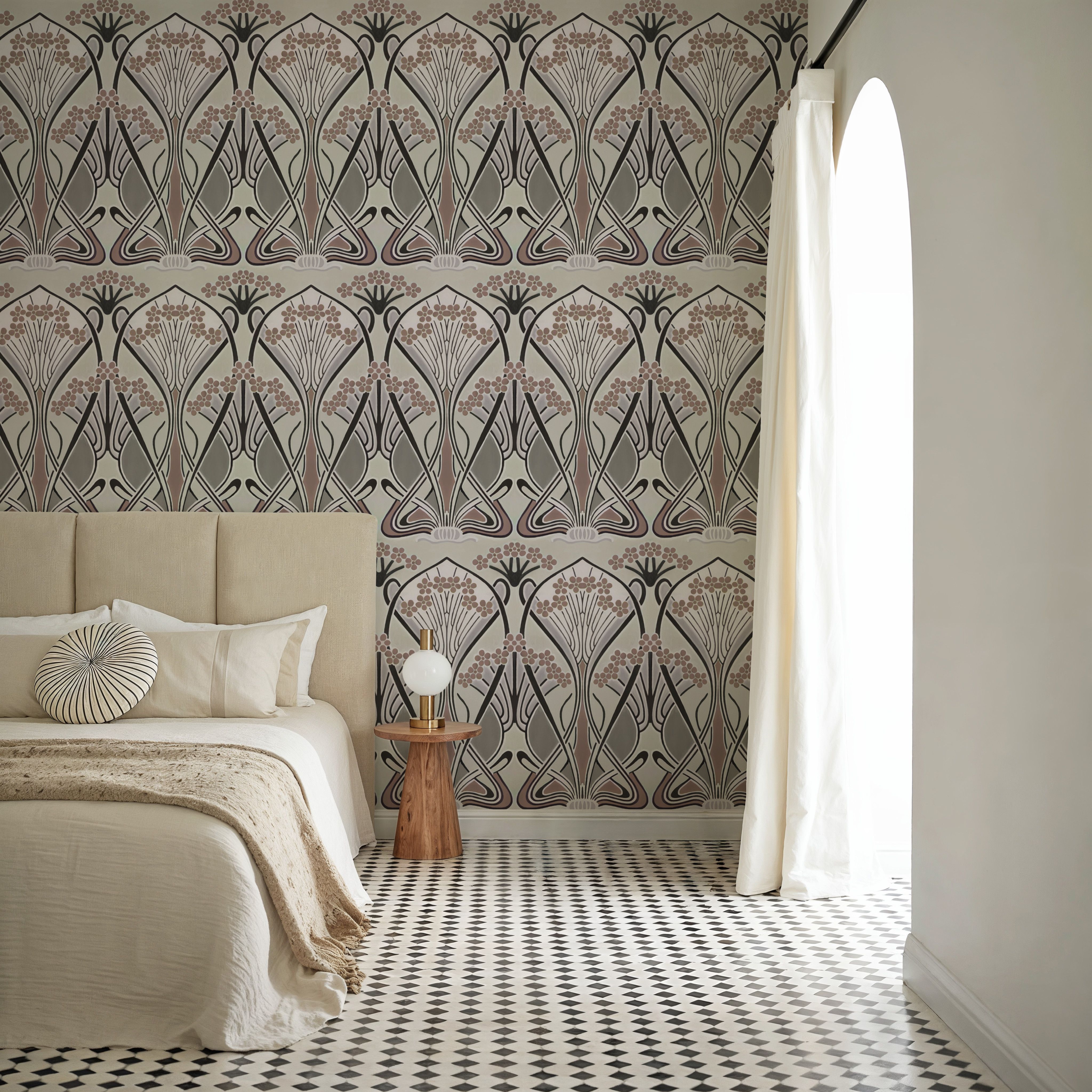 Floral Art Deco Aura, Sand
