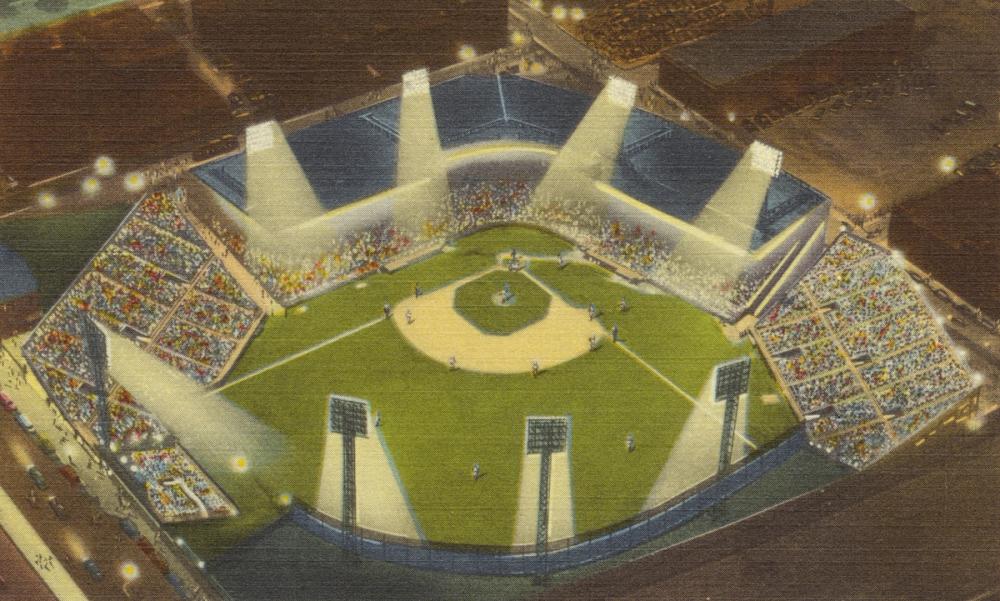 Greetings from some Hardball - Screenprint Postcard