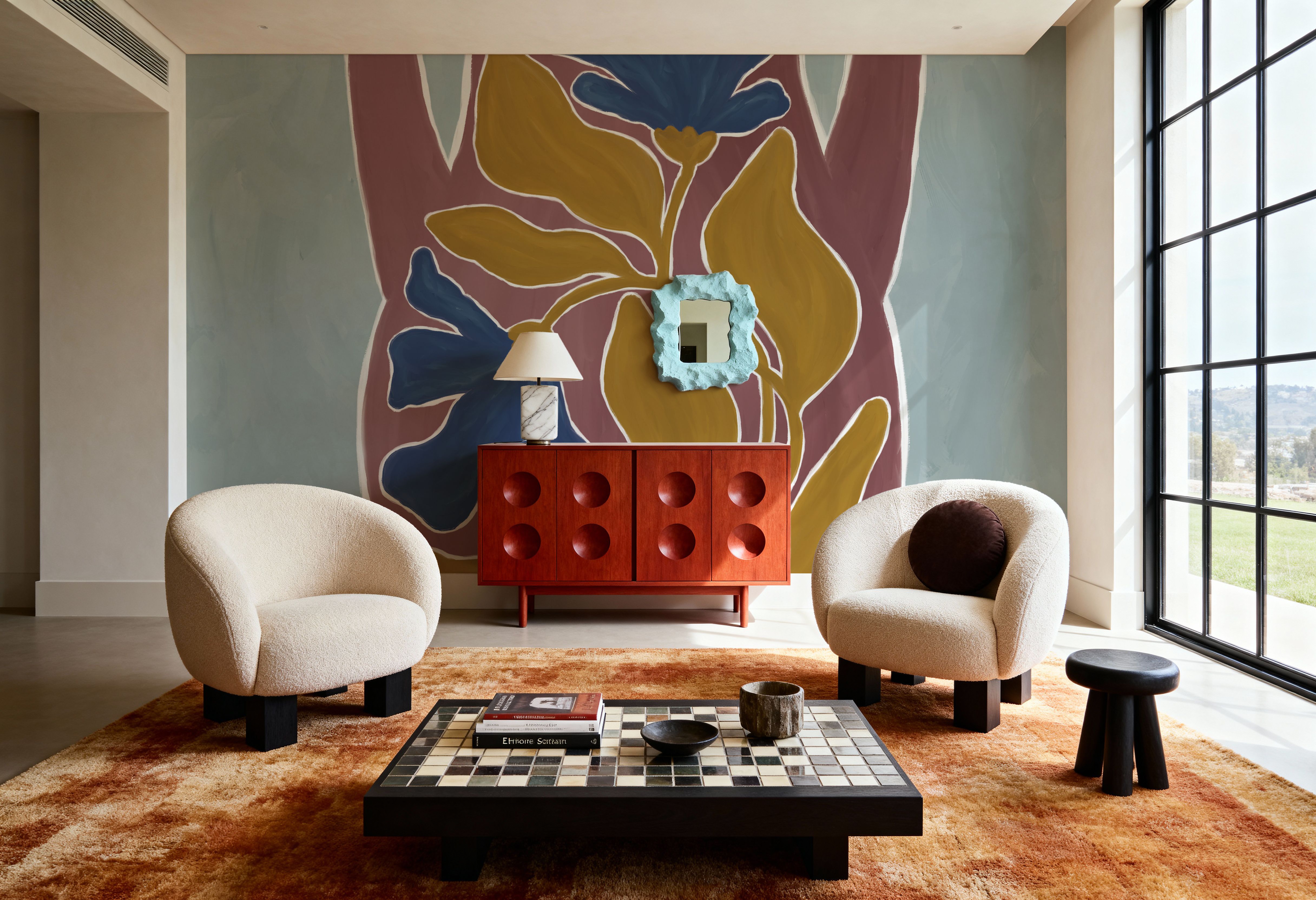 Modern Floral Vase II