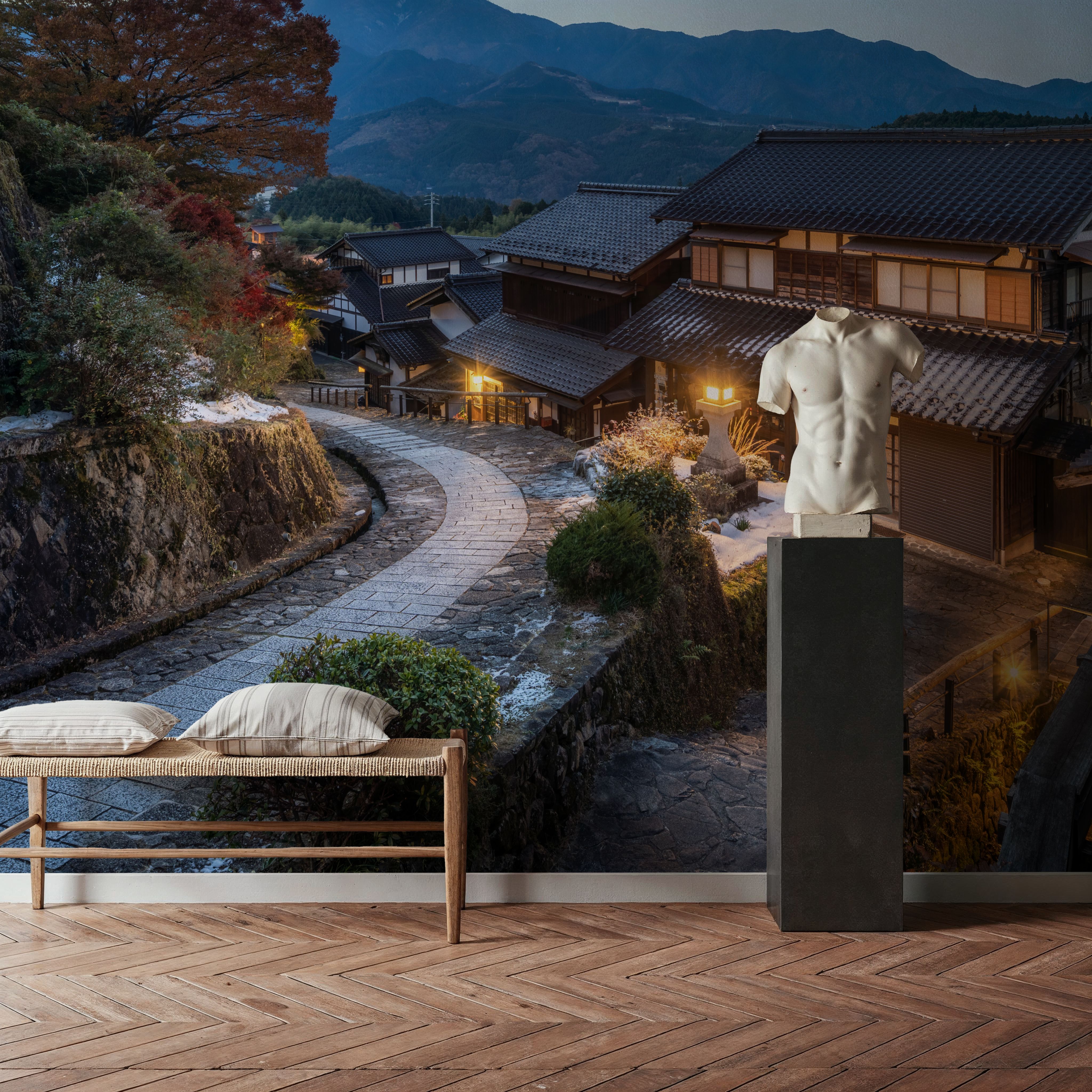 Magome town at Night
