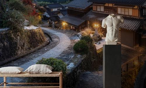 Magome town at Night