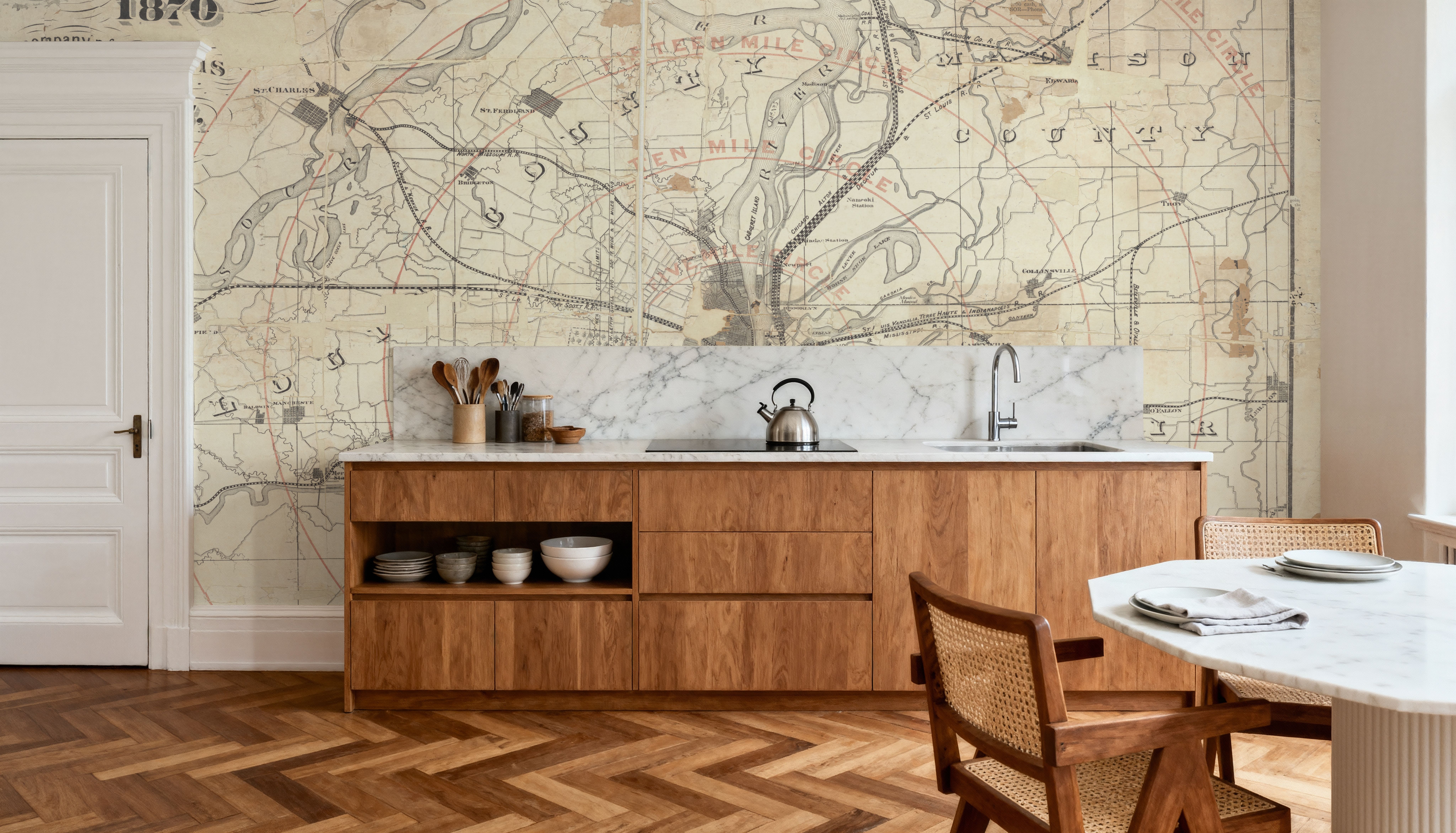 Vintage St Louis, Wallpaper
