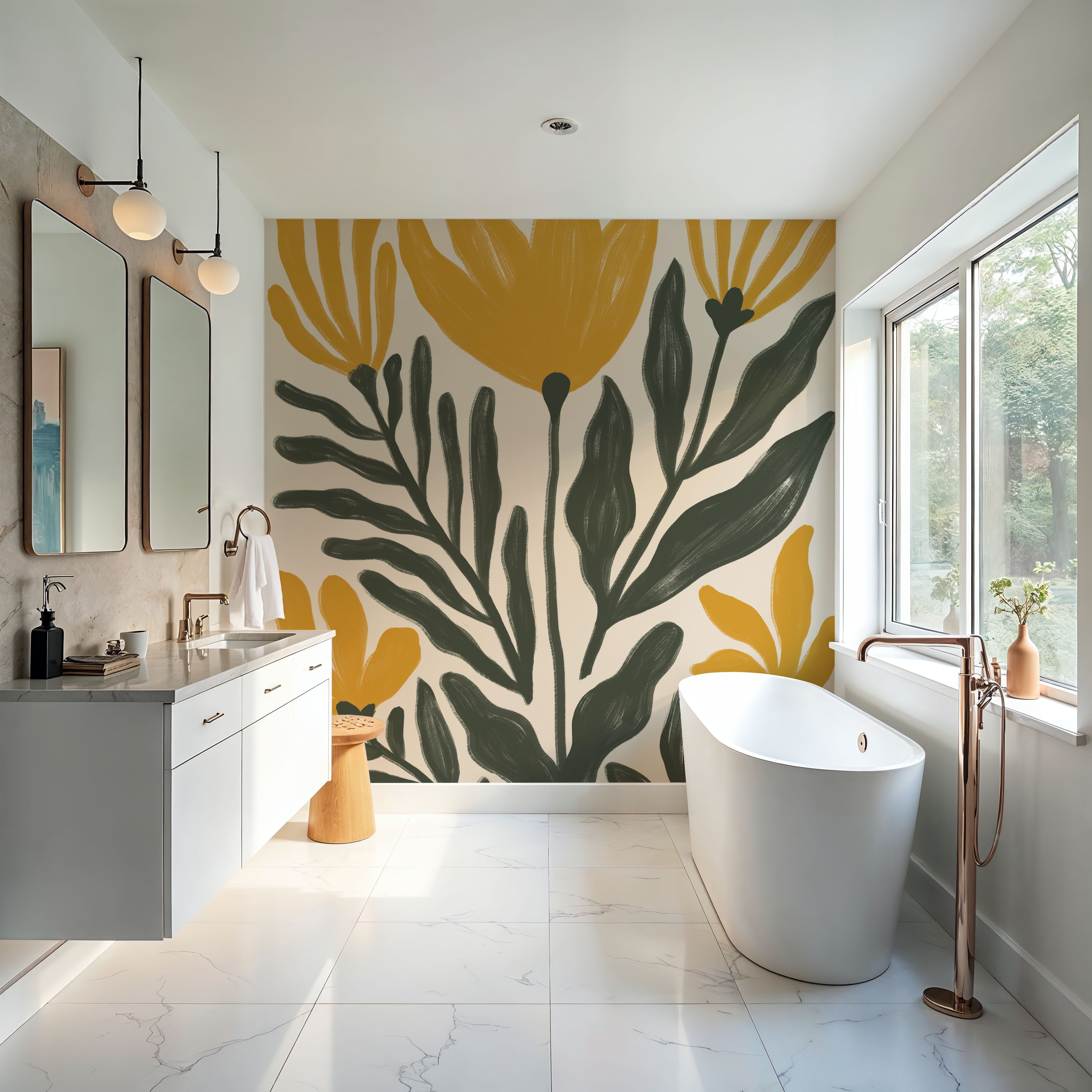 Simple Petals II Yellow