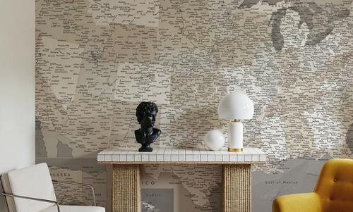 US Map Detailed - Davey