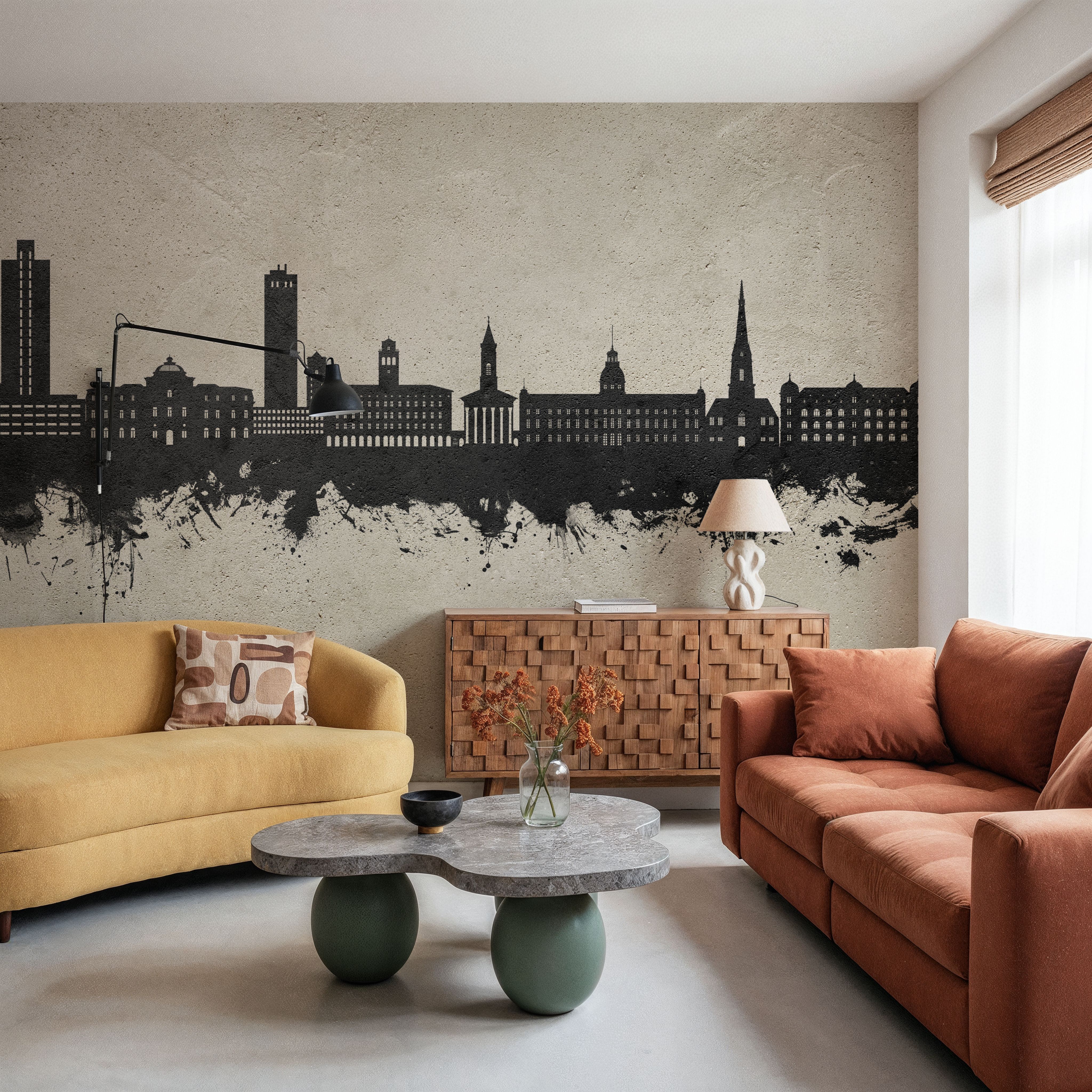 Karlsruhe Germany Skyline Concrete