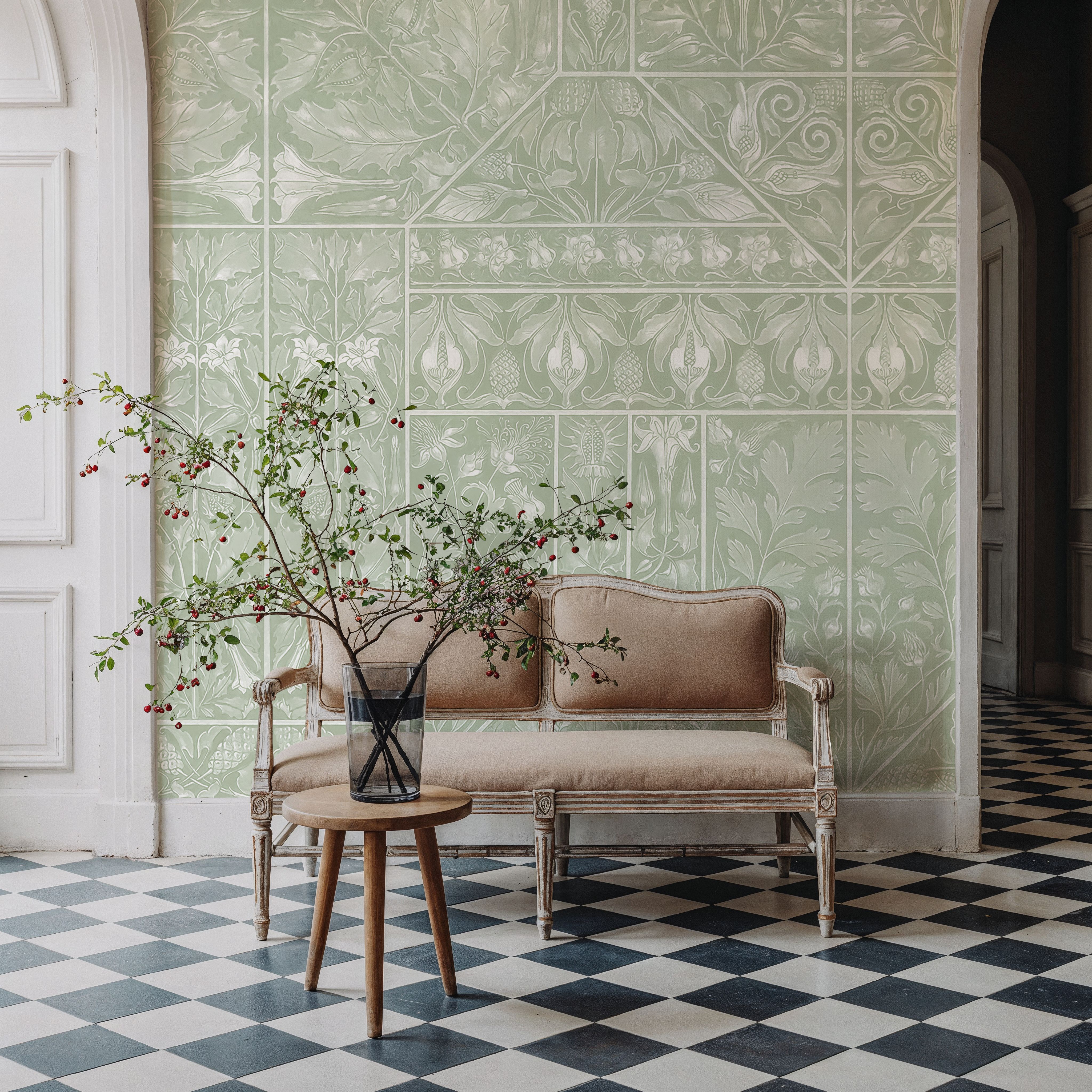 Floral Mood Green